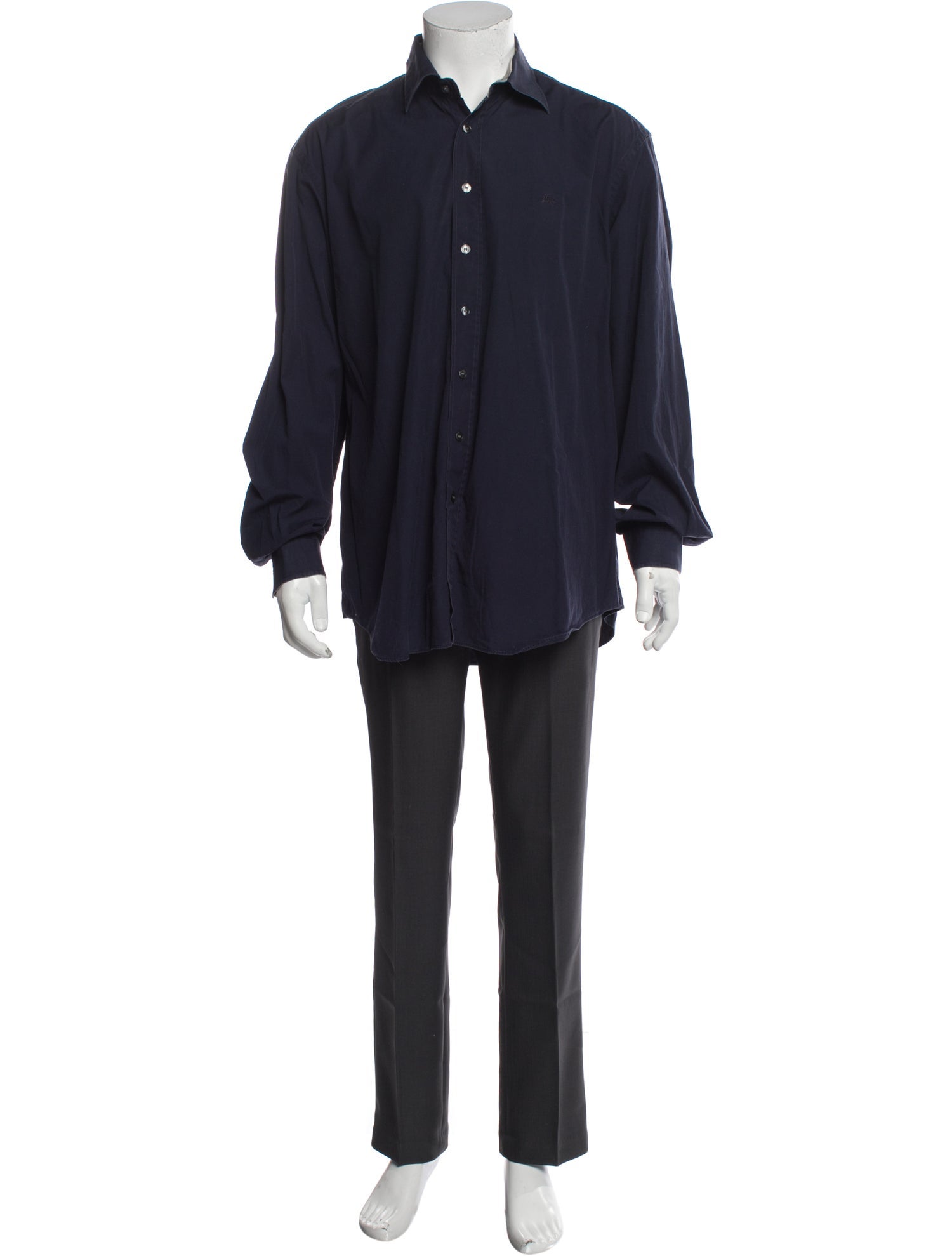 Burberry Brit Long Sleeve Tuxedo Shirt