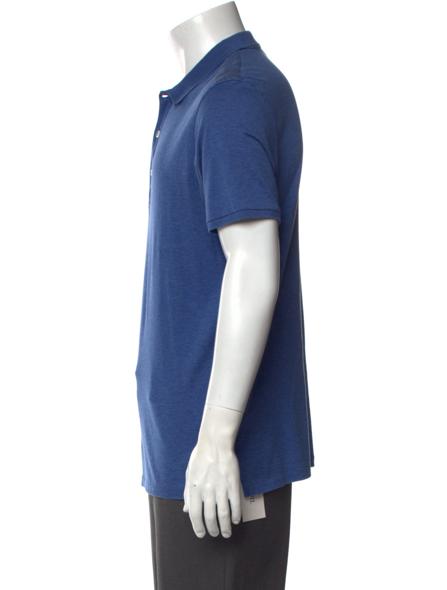 Burberry Brit Nova Check Pattern Crew Neck Polo Shirt