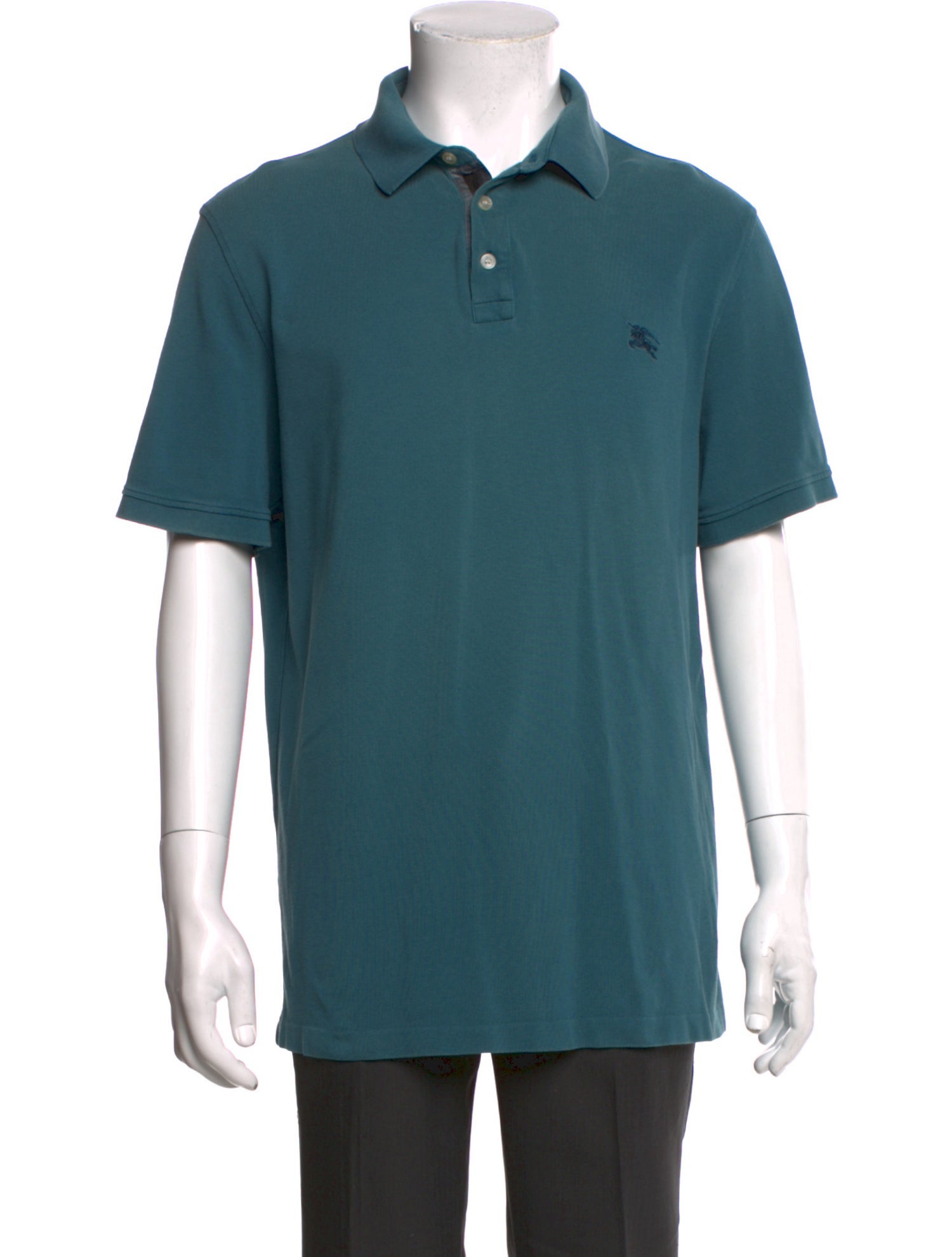 Burberry Brit House Check Pattern Crew Neck Polo Shirt