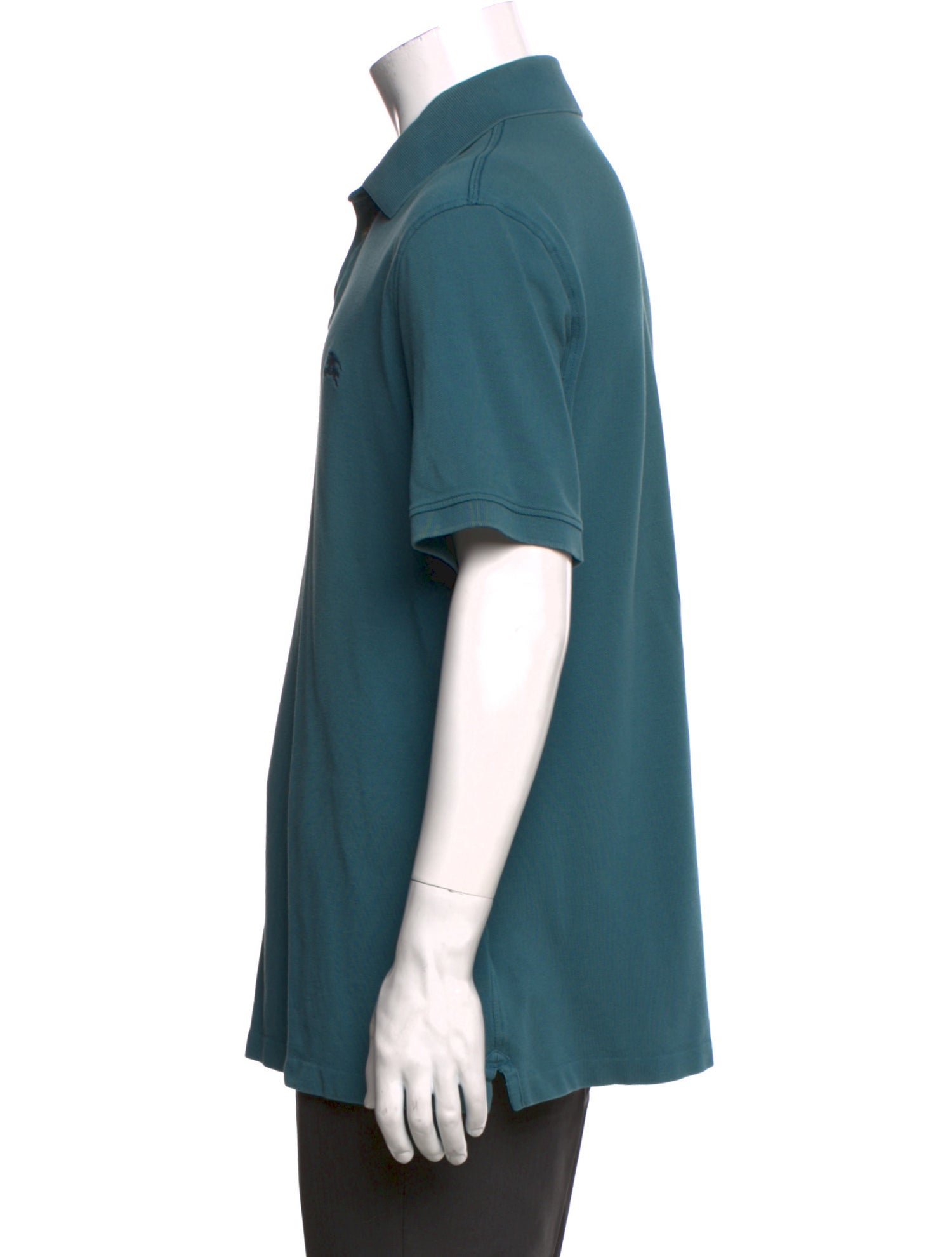 Burberry Brit House Check Pattern Crew Neck Polo Shirt