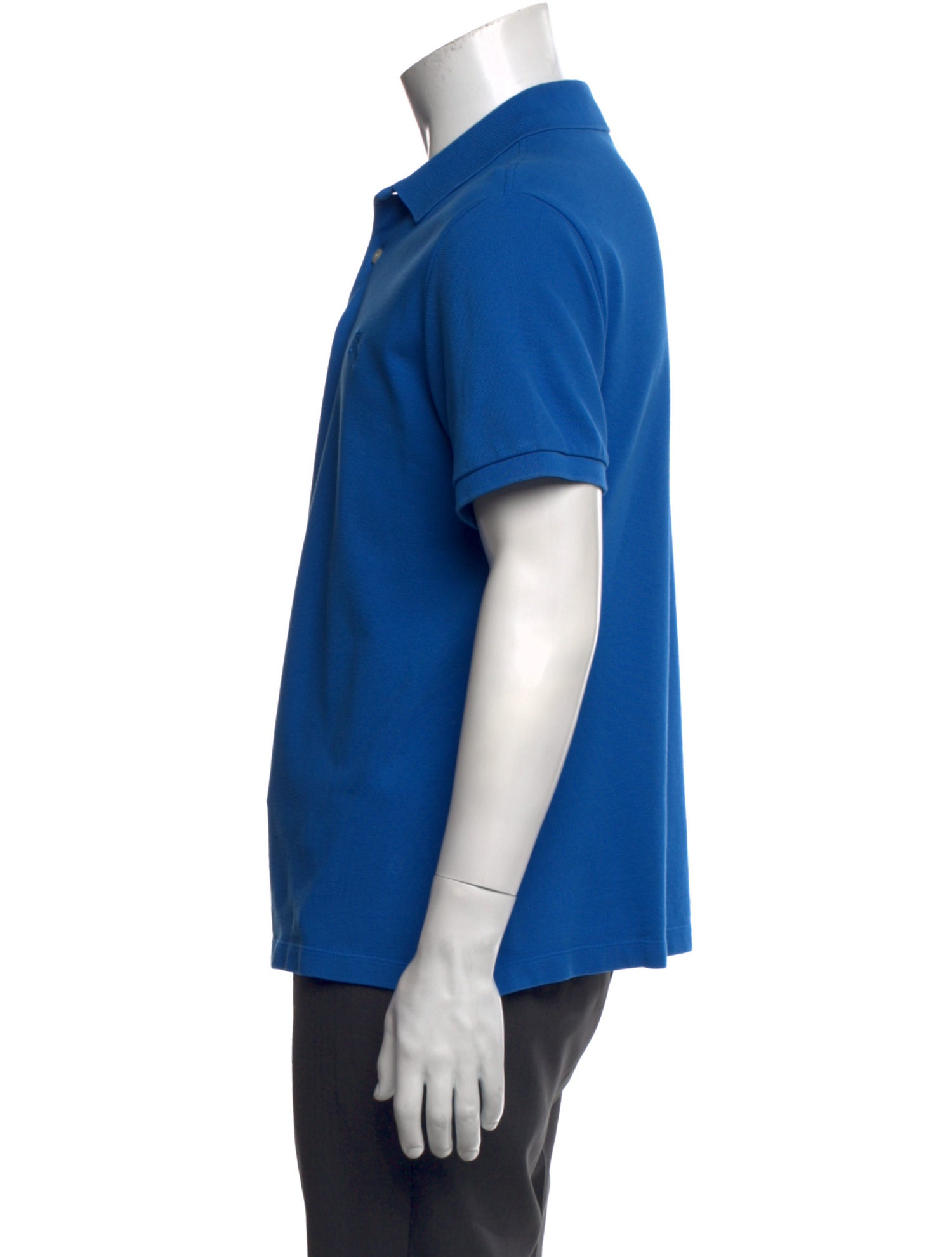 Burberry Brit Nova Check Pattern Crew Neck Polo Shirt