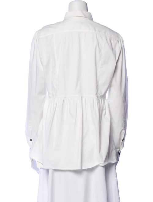 Burberry London Long Sleeve Button-Up Top