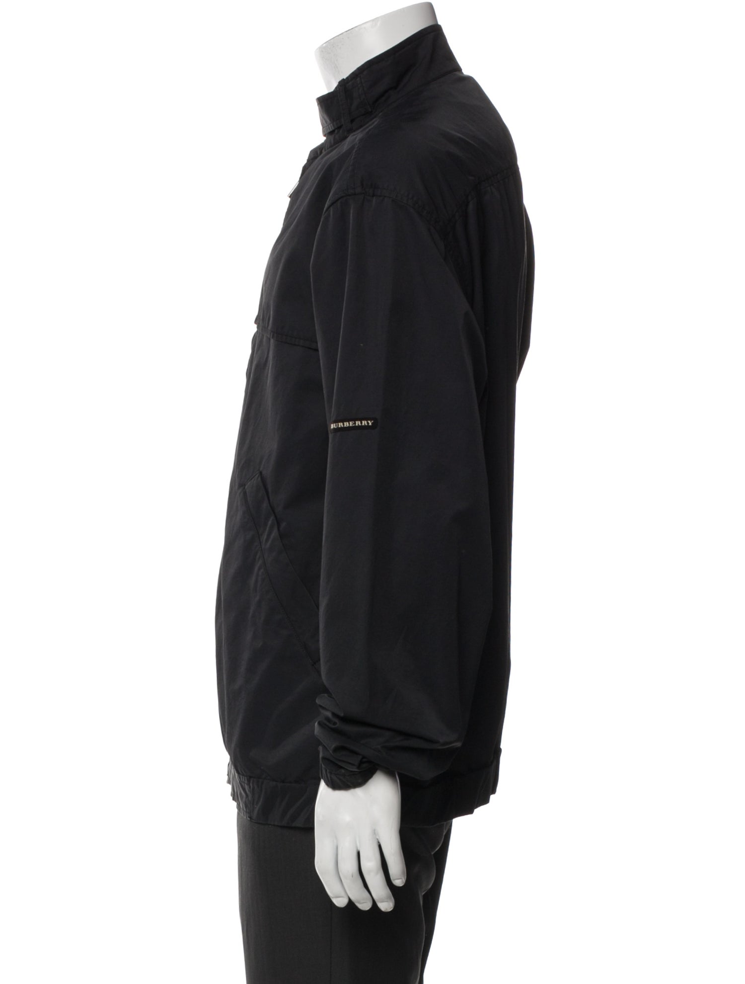 Burberry Golf House Check Pattern Moto Jacket