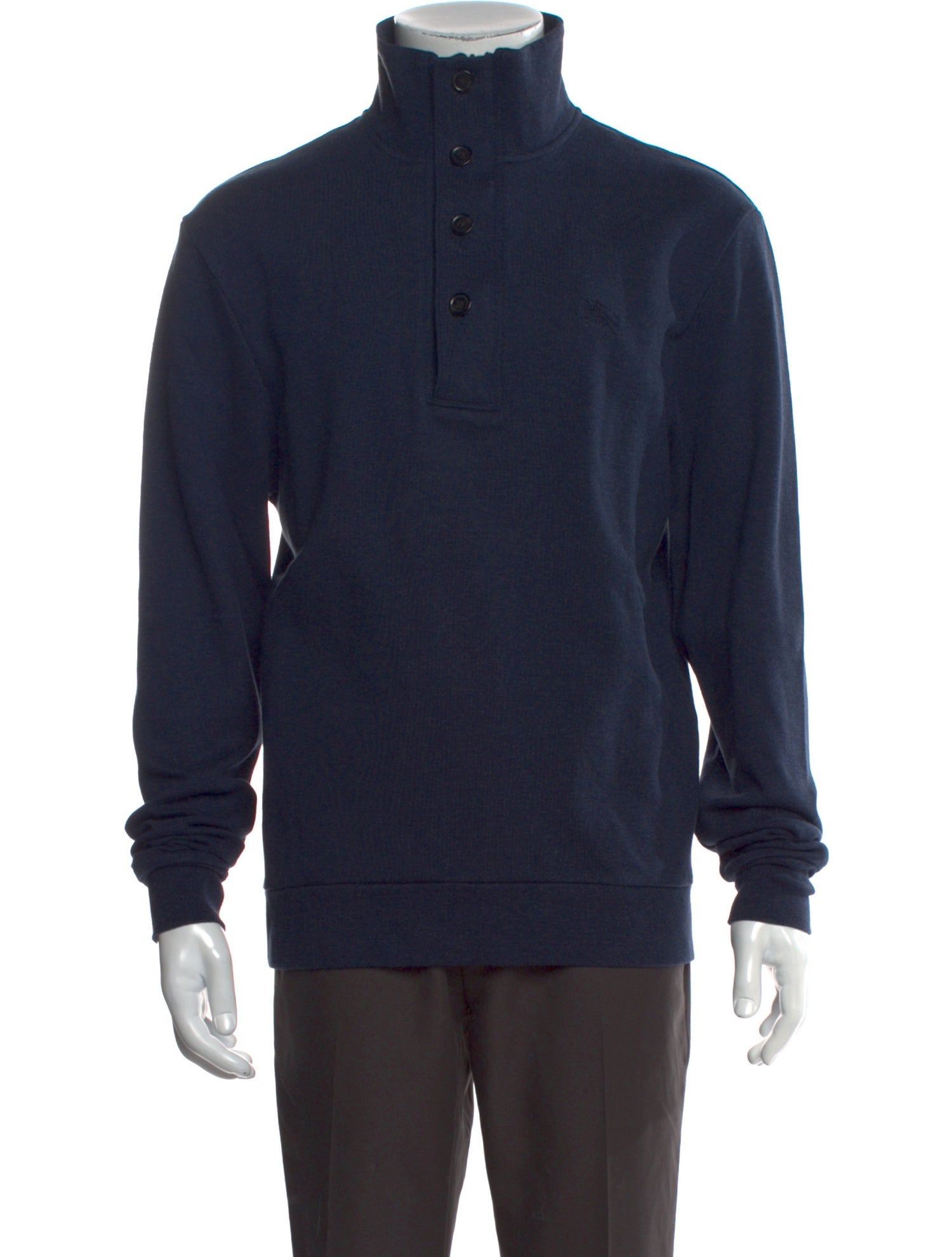 Burberry Brit Turtleneck Long Sleeve Polo Sweater