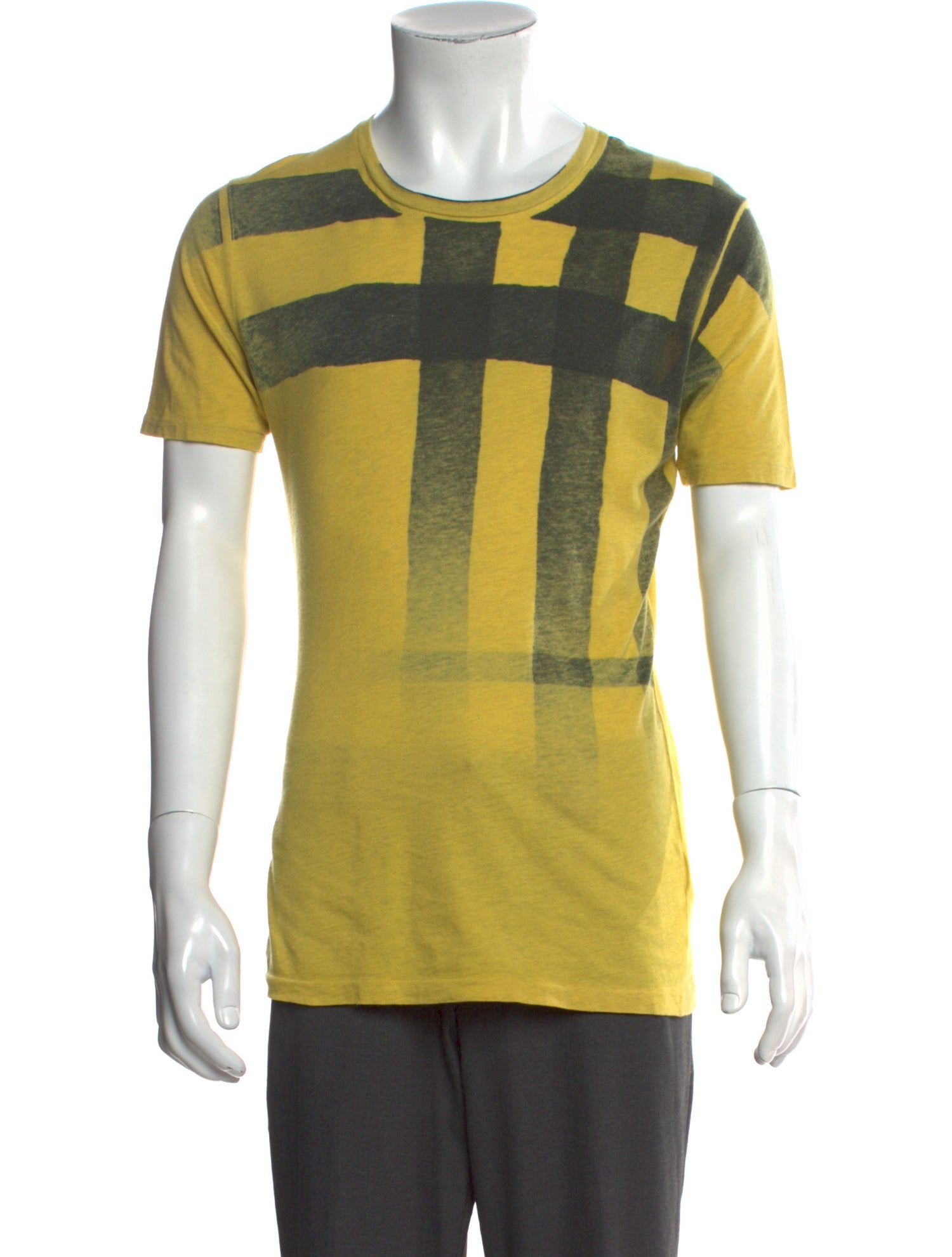 Burberry Brit Abstract Check Crew Neck T-Shirt