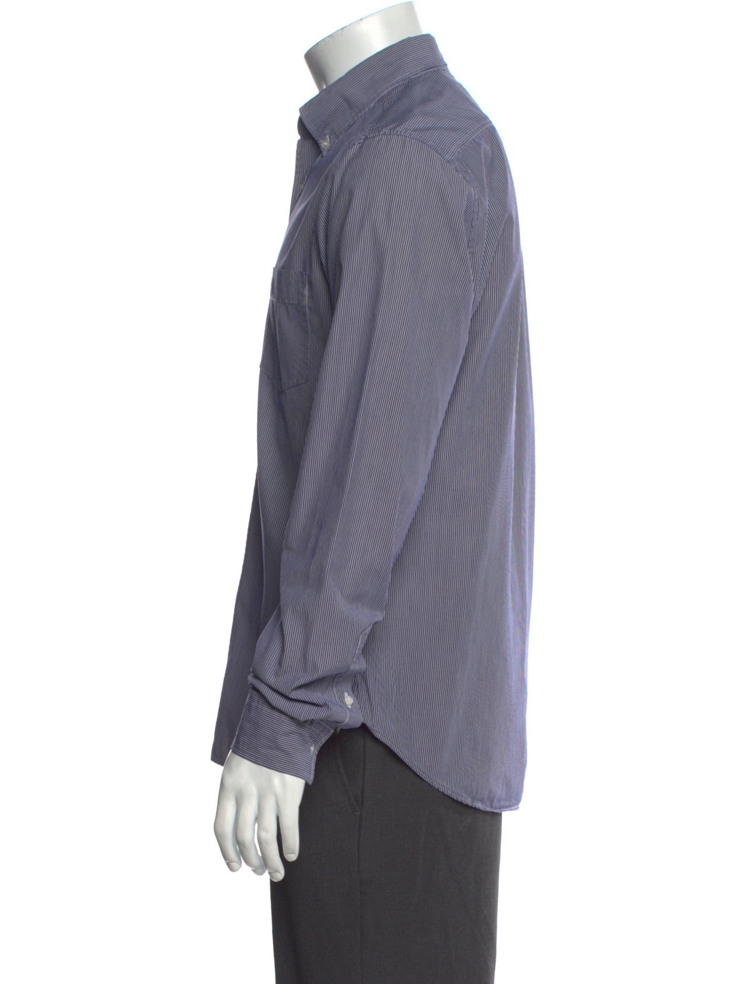 Burberry Brit House Check Pattern Long Sleeve Dress Shirt