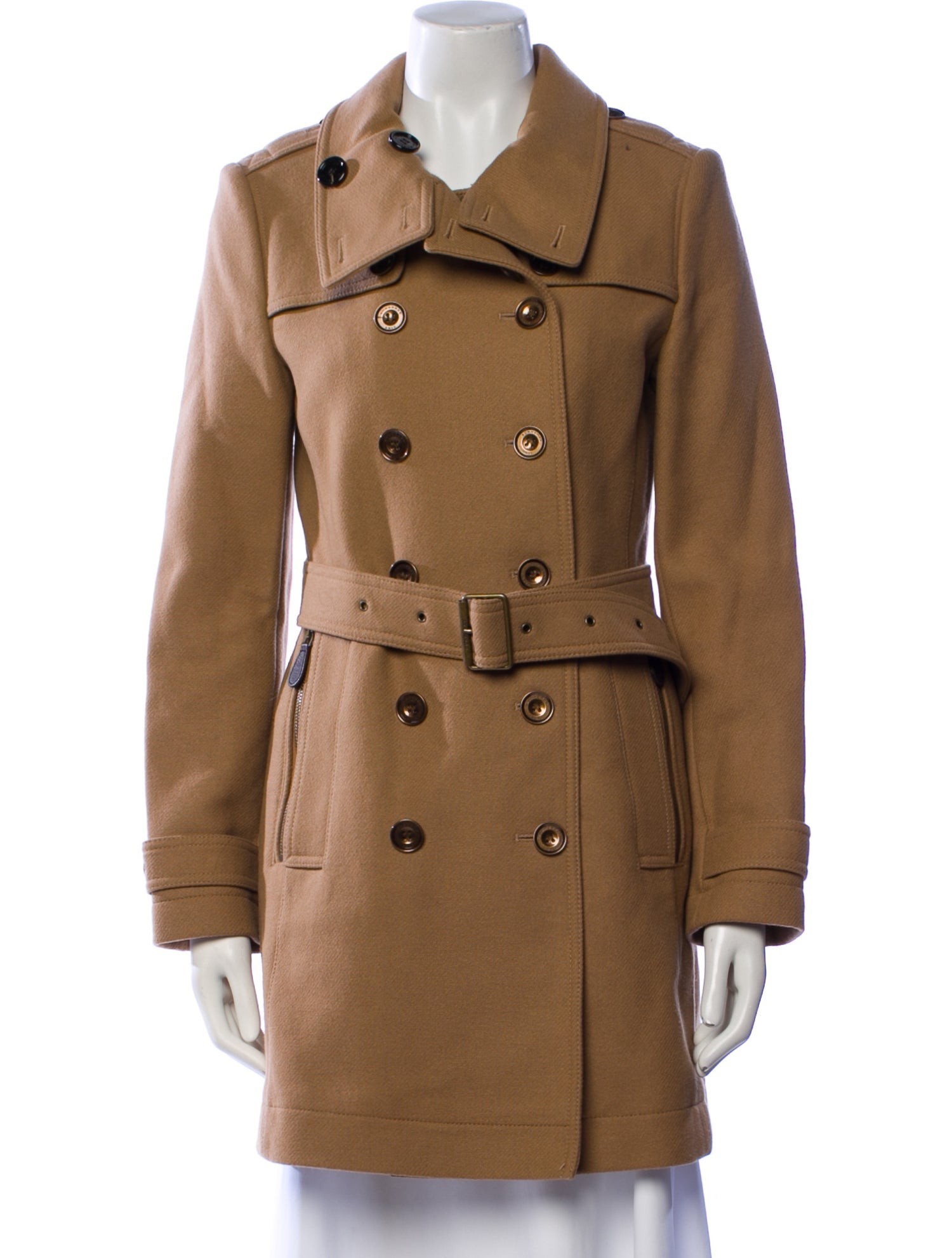 Burberry Brit Virgin Wool Trench Coat