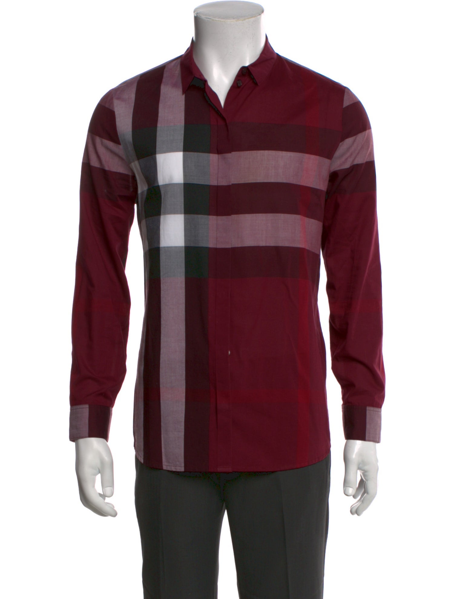 Burberry Brit Nova Check Pattern Long Sleeve Shirt