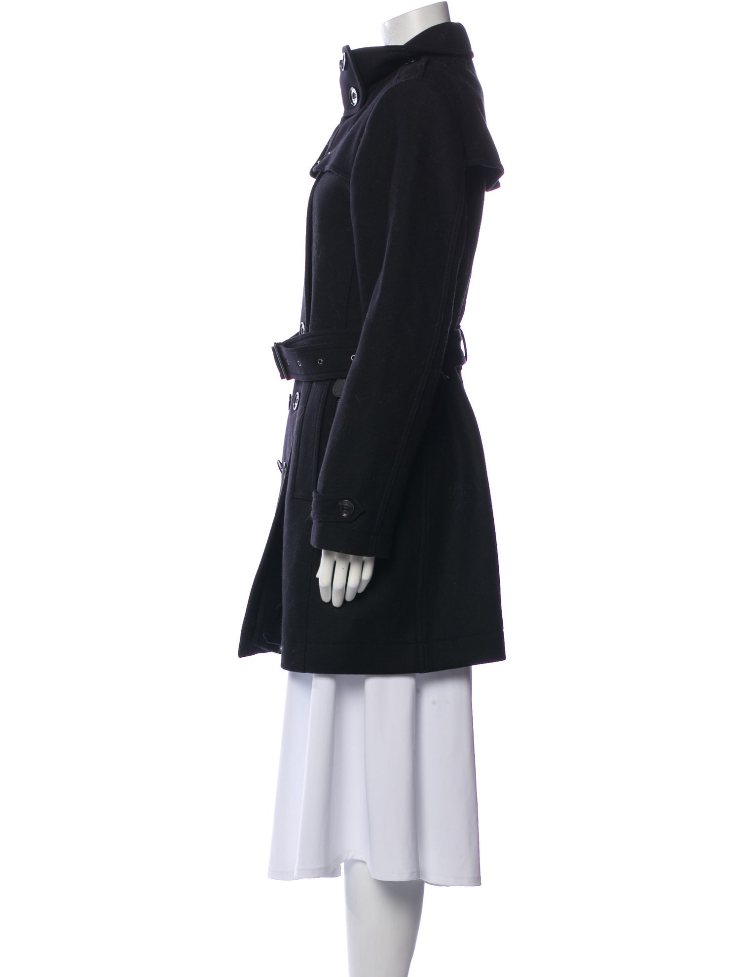 Burberry Brit Virgin Wool Trench Coat