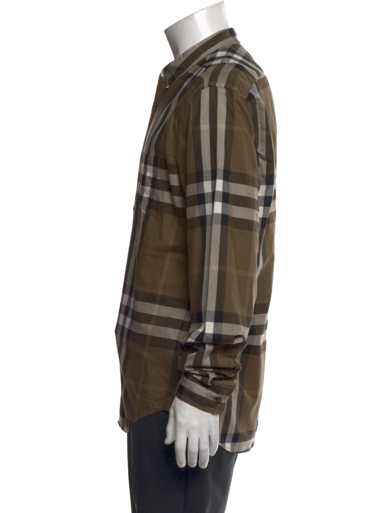 Burberry Brit House Check Pattern Long Sleeve Shirt