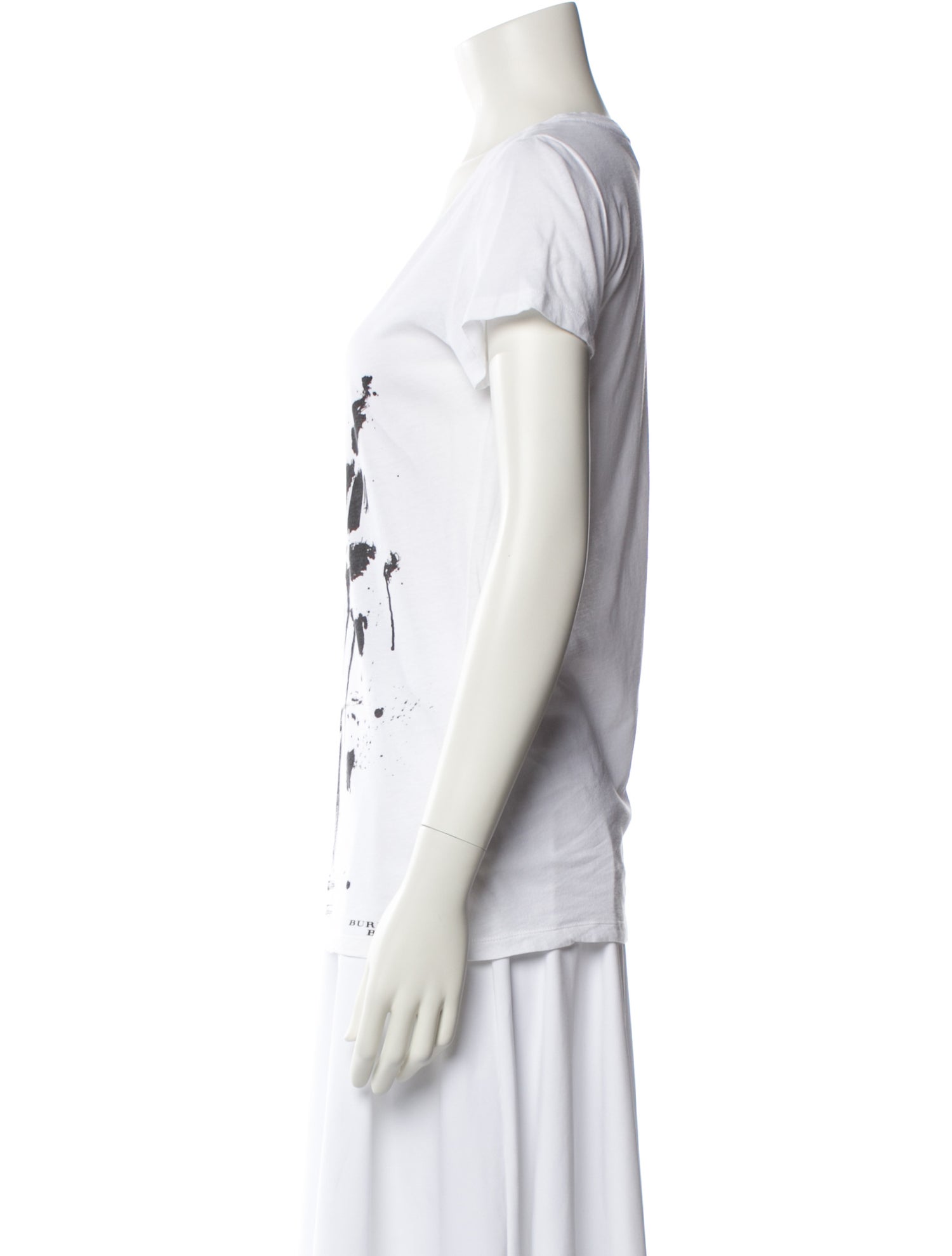 Burberry Brit Graphic Print Scoop Neck T-Shirt