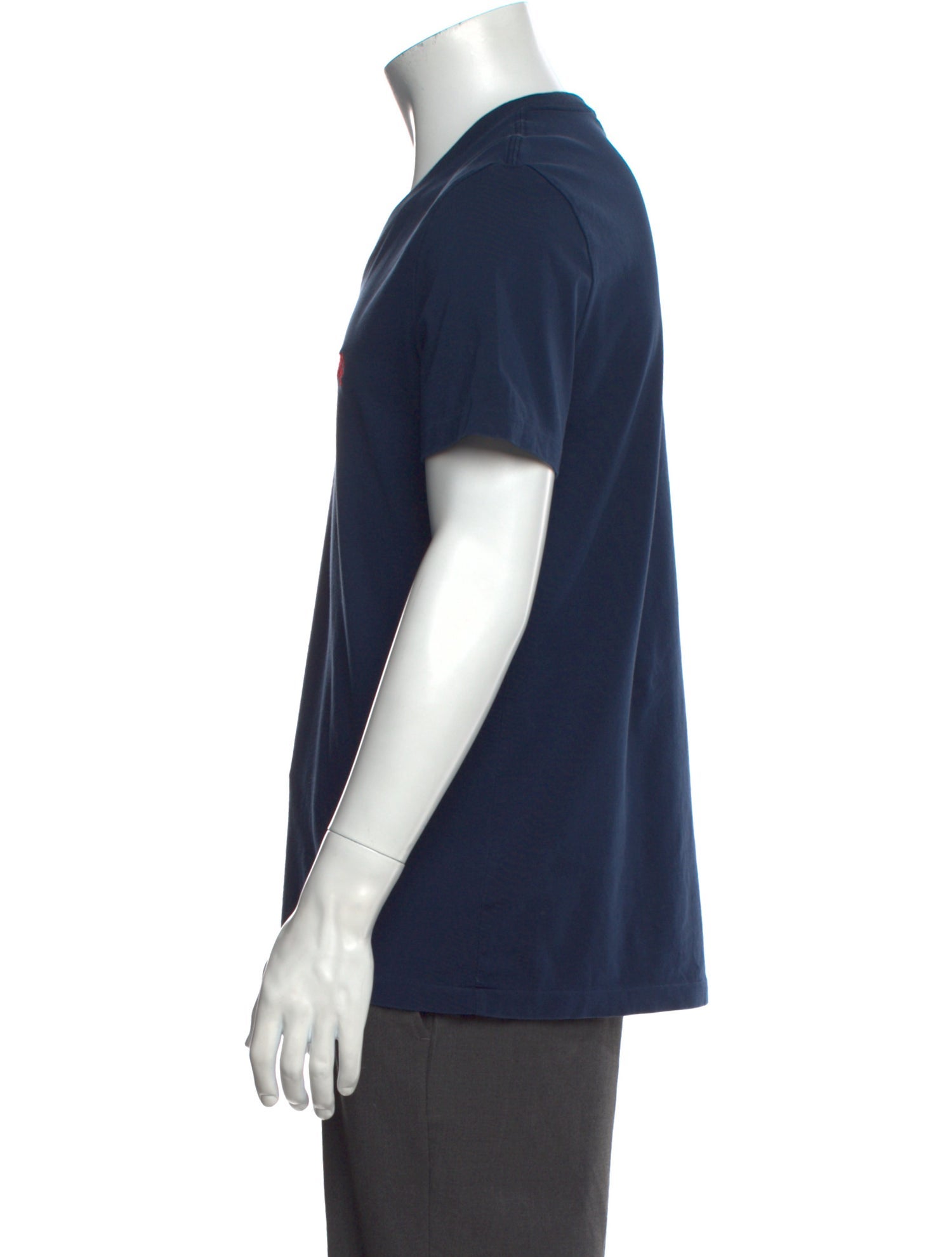 Burberry Brit Signature Logo V-Neck T-Shirt