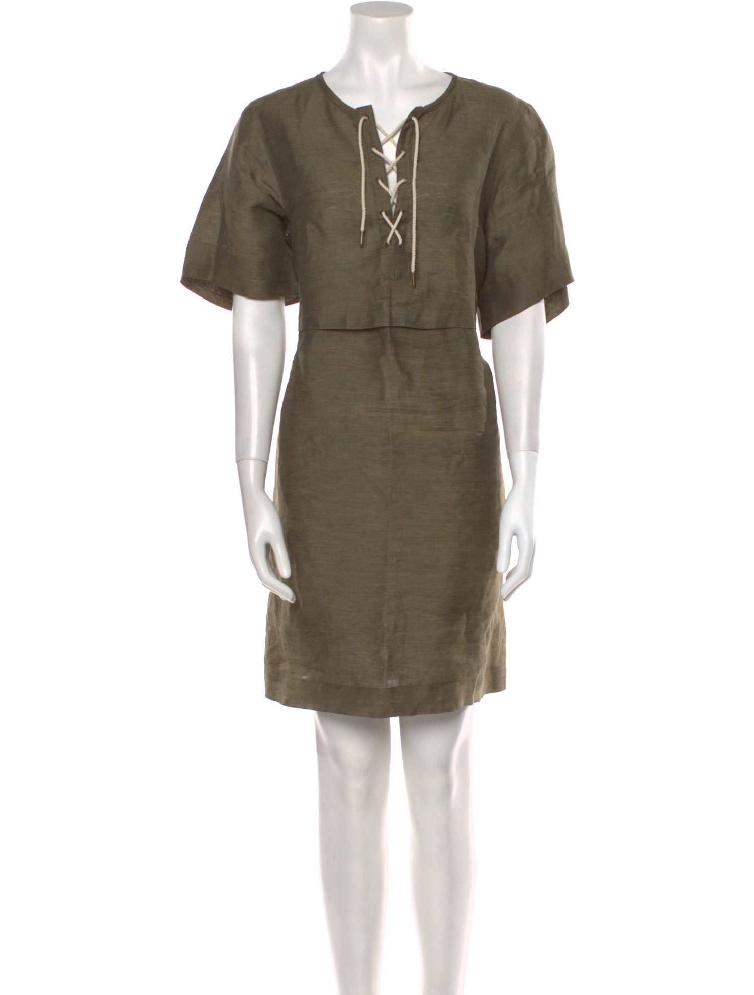 Burberry Brit Faux Shearling Mini Dress