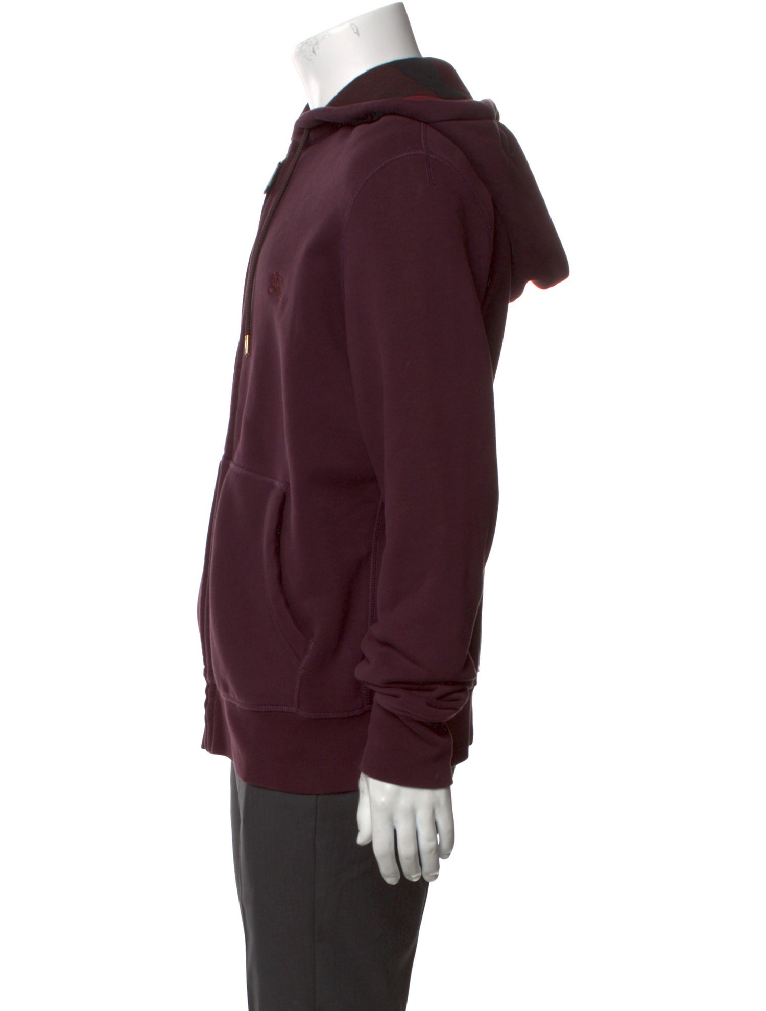 Burberry Brit Abstract Check Crew Neck Hoodie