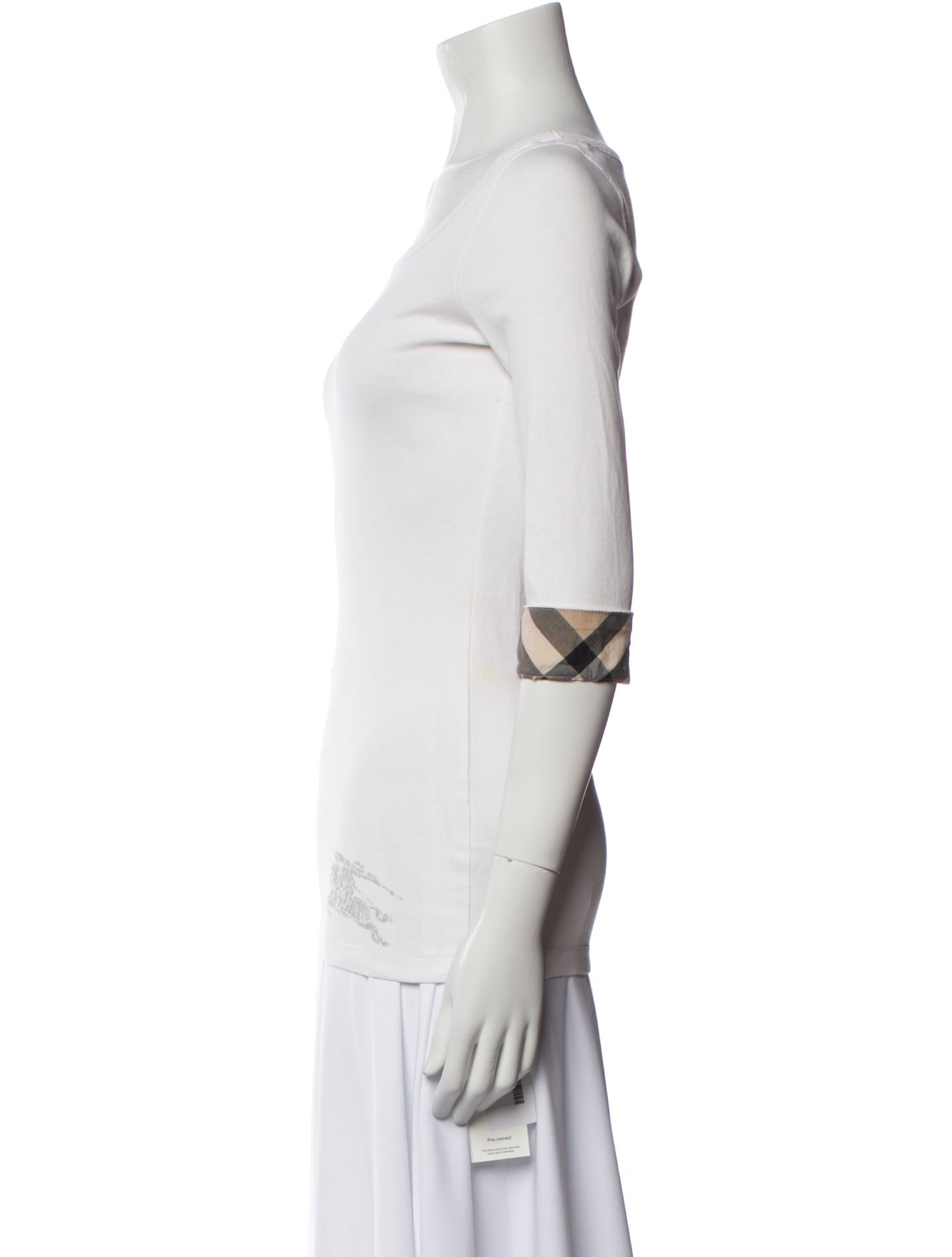 Burberry Brit Graphic Print Scoop Neck T-Shirt