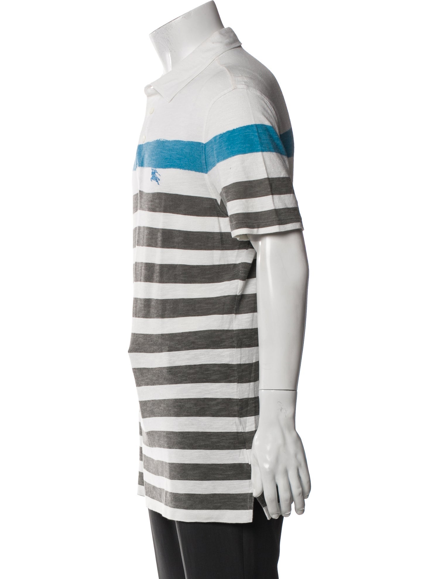 Burberry Brit Signature Logo Striped Polo Shirt