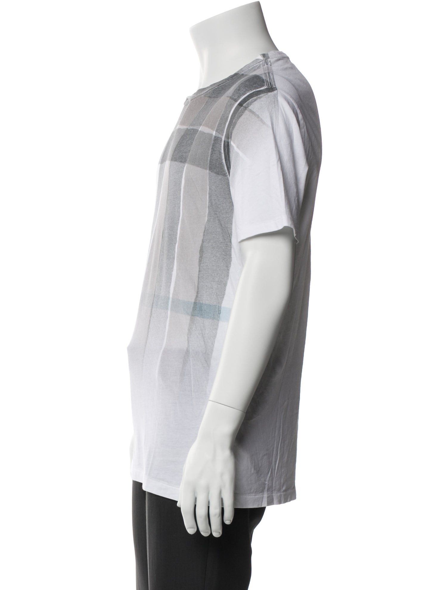 Burberry Brit House Check Pattern Crew Neck T-Shirt
