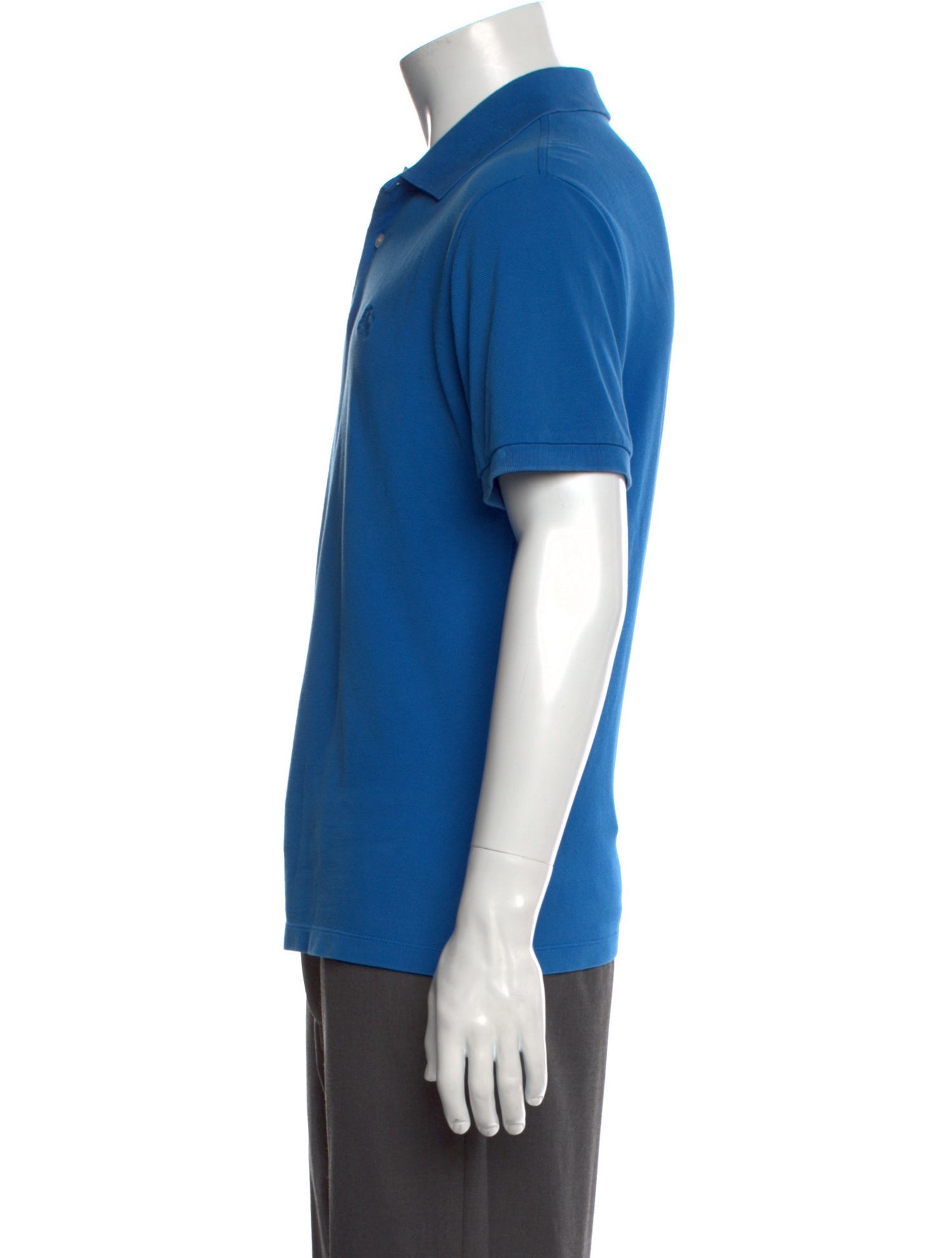 Burberry Brit Nova Check Pattern Collar Polo Shirt