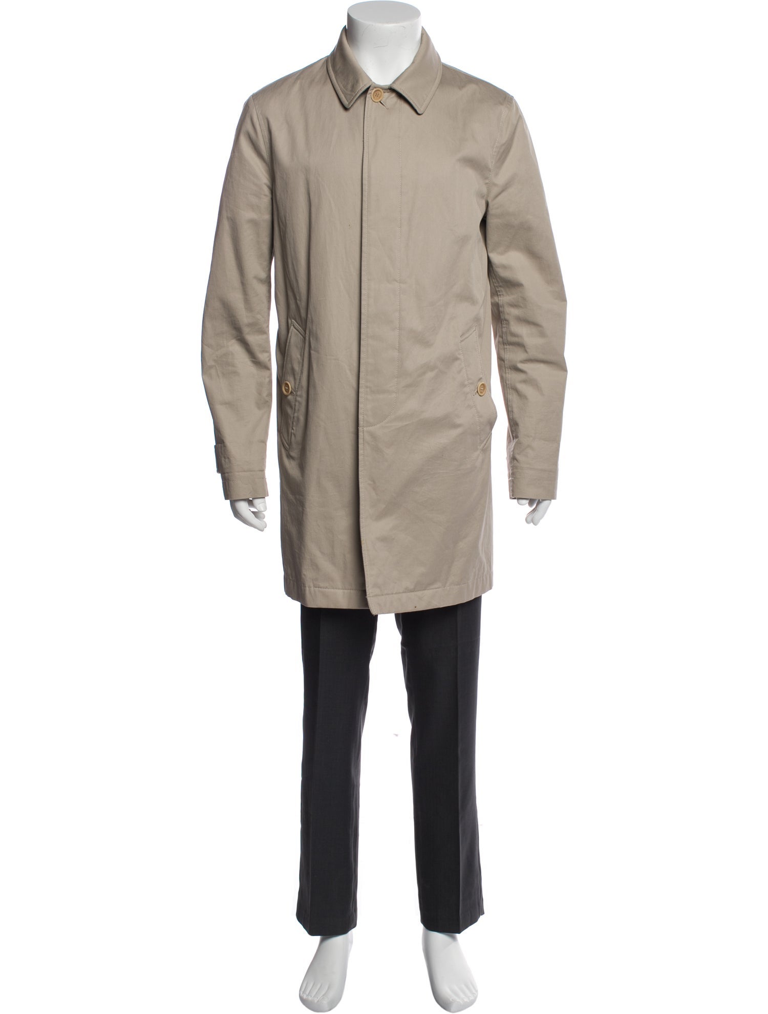 Burberry Brit Exploded Check Pattern Overcoat