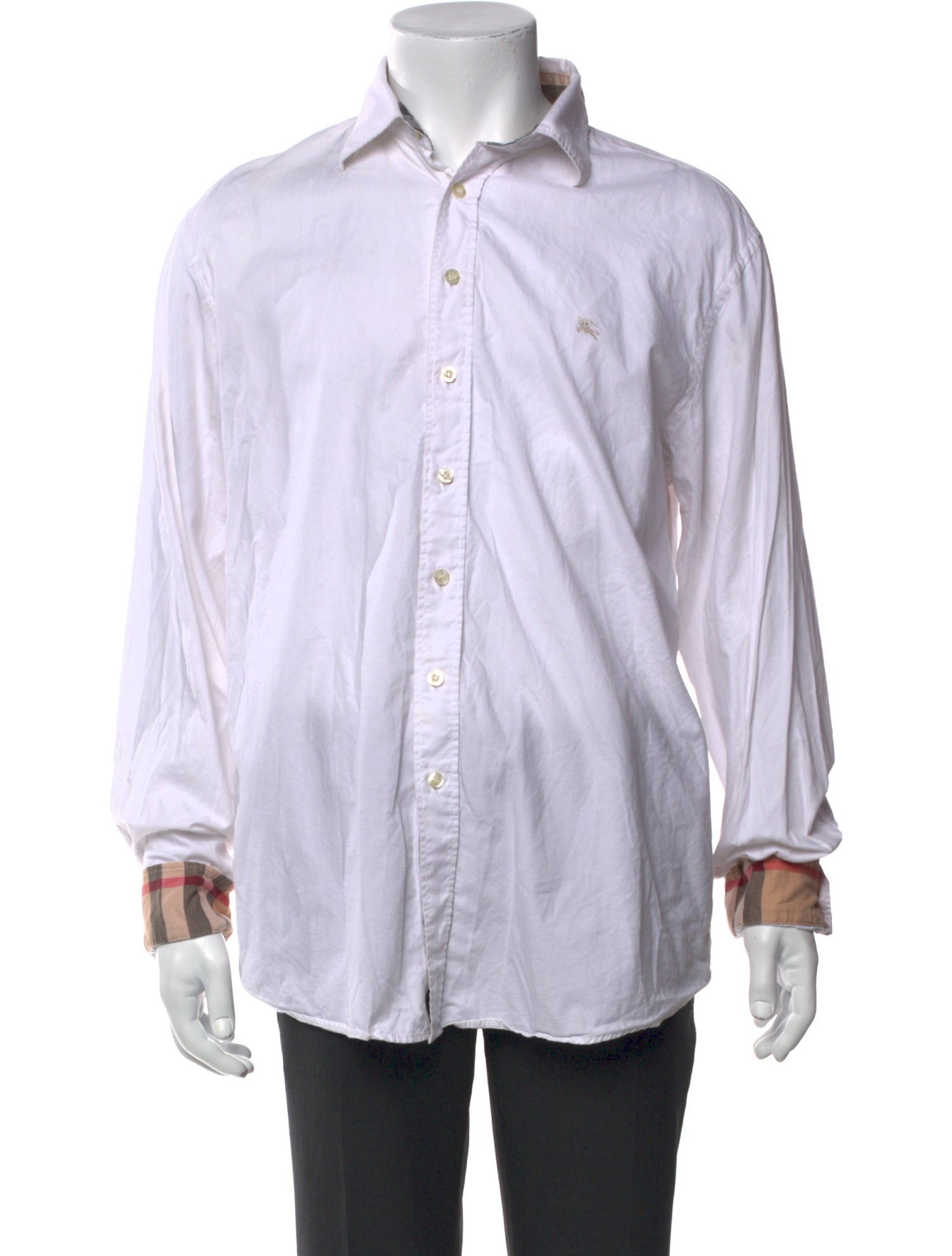 Burberry Brit Striped Long Sleeve Dress Shirt