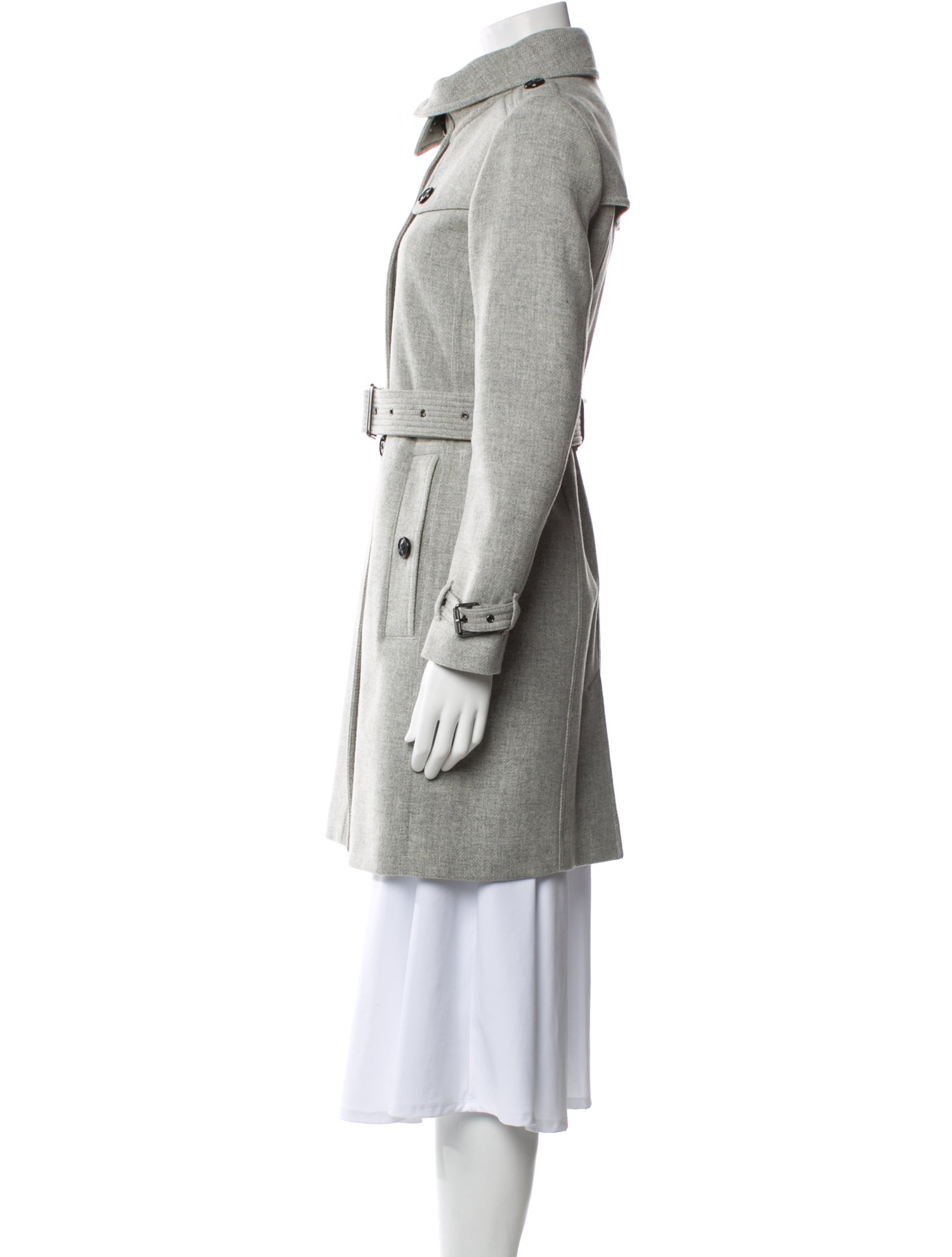 Burberry Brit Virgin Wool Trench Coat