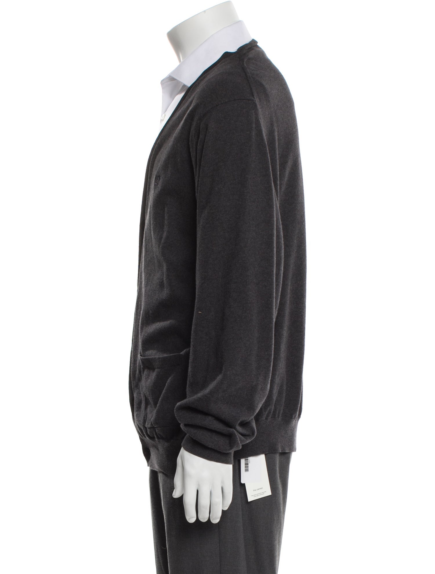 Burberry Brit House Check Pattern V-Neck Cardigan