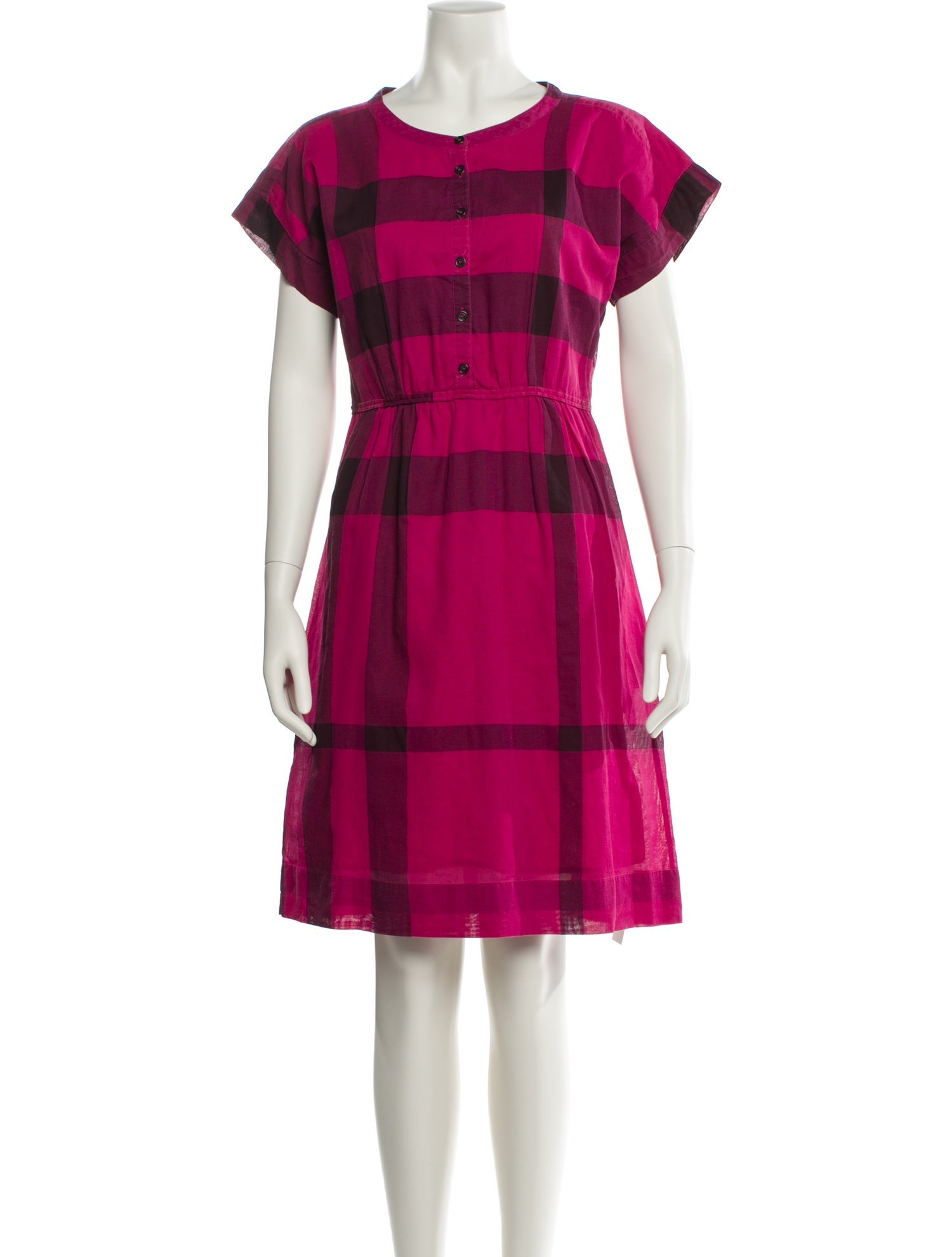 Burberry Brit Crew Neck Mini Dress