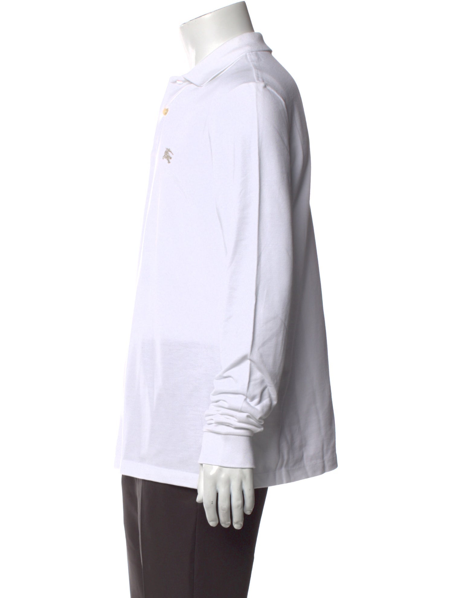 Burberry Brit Crew Neck Long Sleeve Polo Shirt w/ Tags