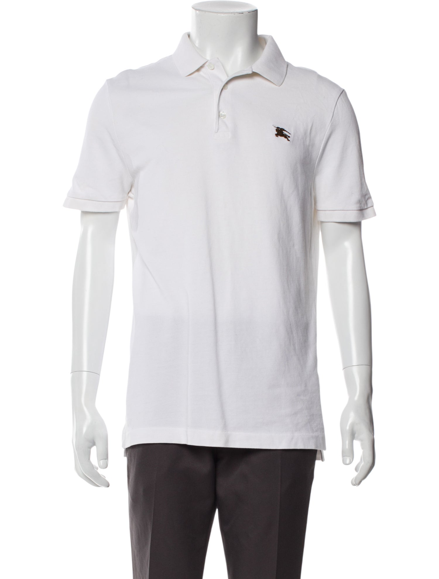 Burberry Brit V-Neck Short Sleeve Polo Shirt