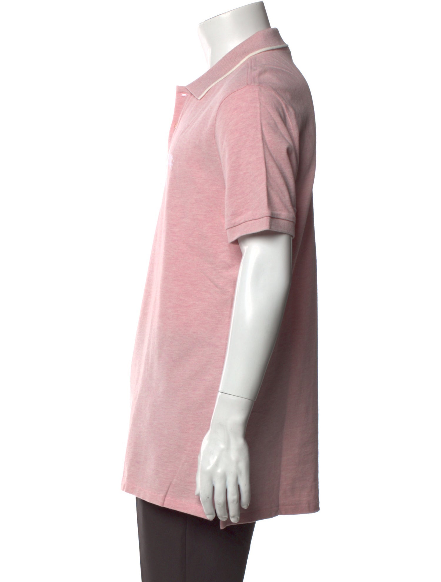 Burberry Brit Exploded Check Pattern Crew Neck Polo Shirt