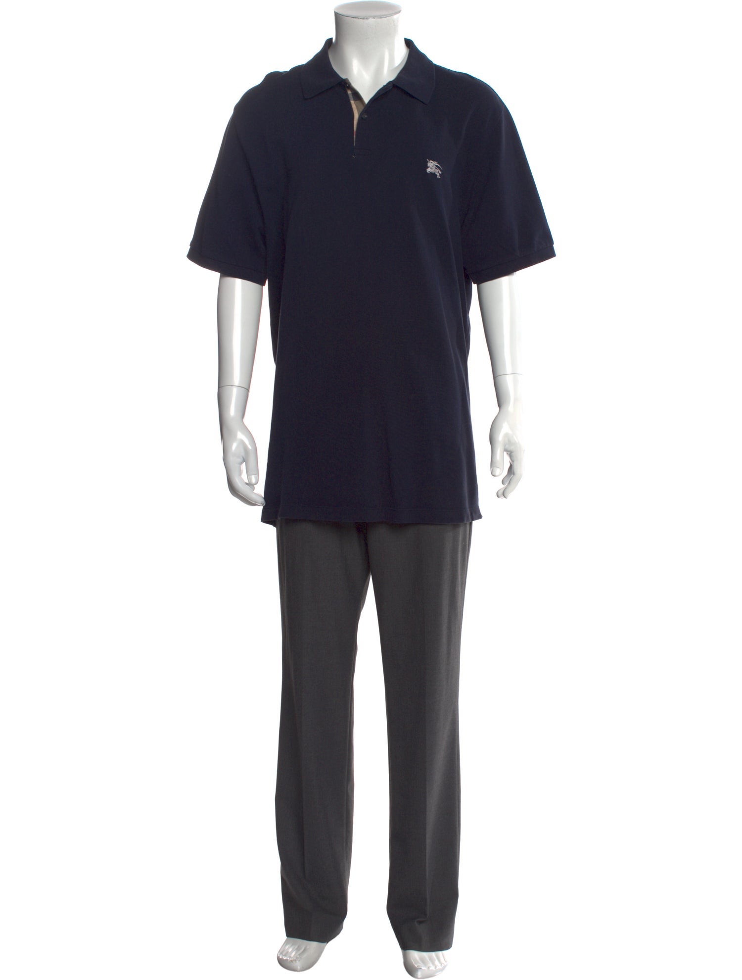 Burberry Brit House Check Pattern Collar Polo Shirt