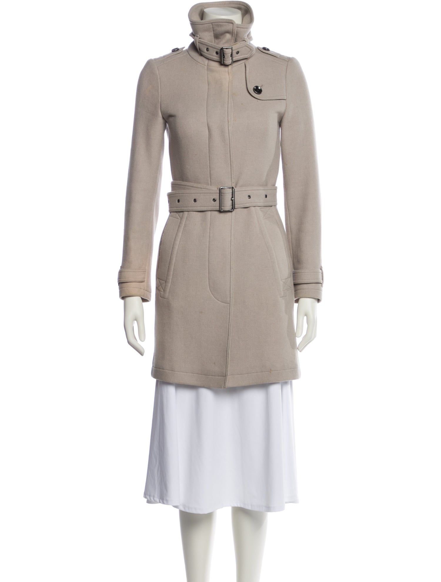 Burberry Brit Wool Trench Coat