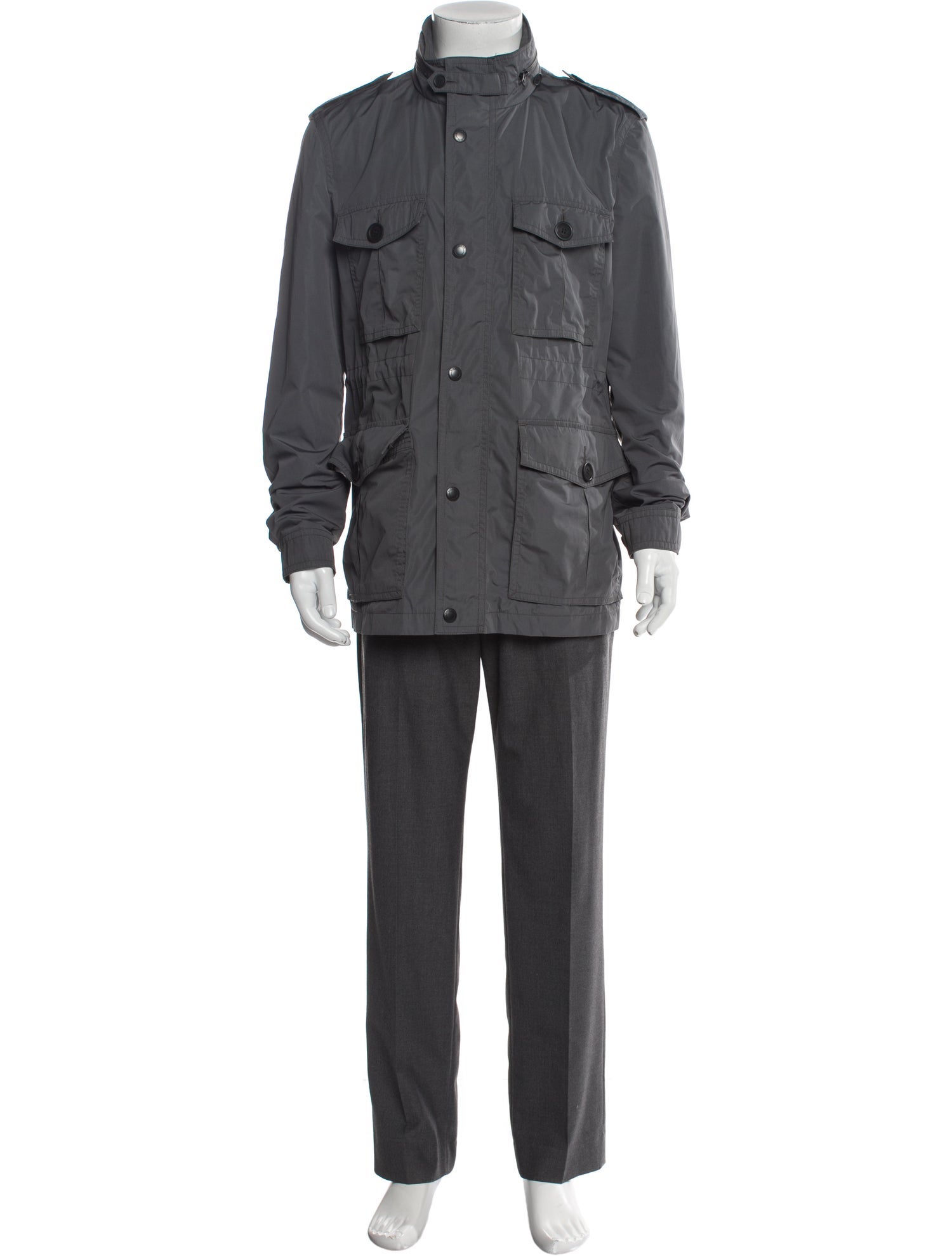 Burberry Brit Nova Check Pattern Parka