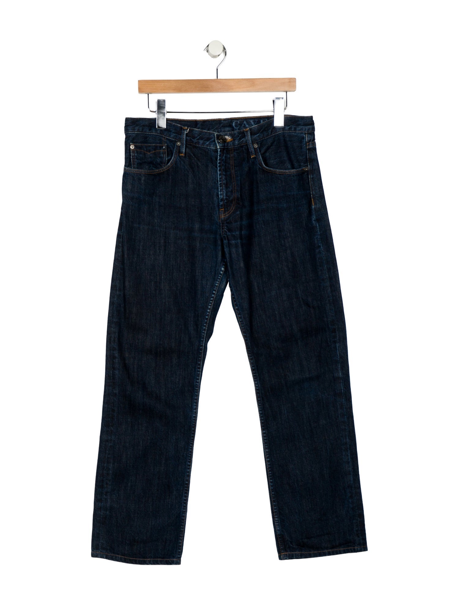 Burberry Brit Mid-Rise Straight Leg Jeans