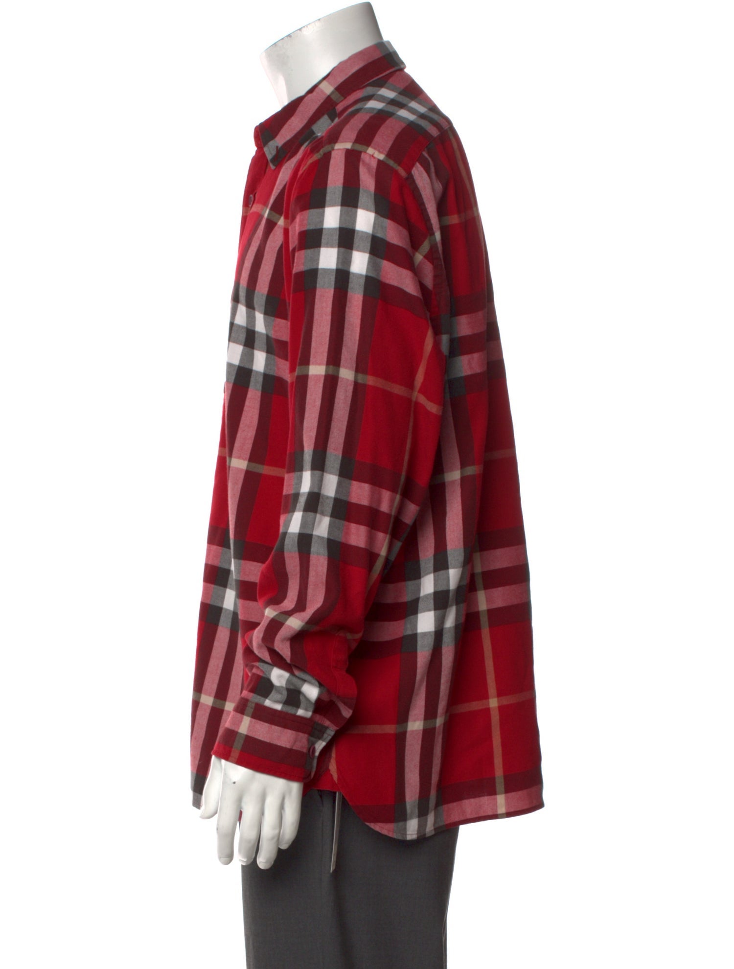 Burberry Brit Nova Check Pattern Long Sleeve Shirt