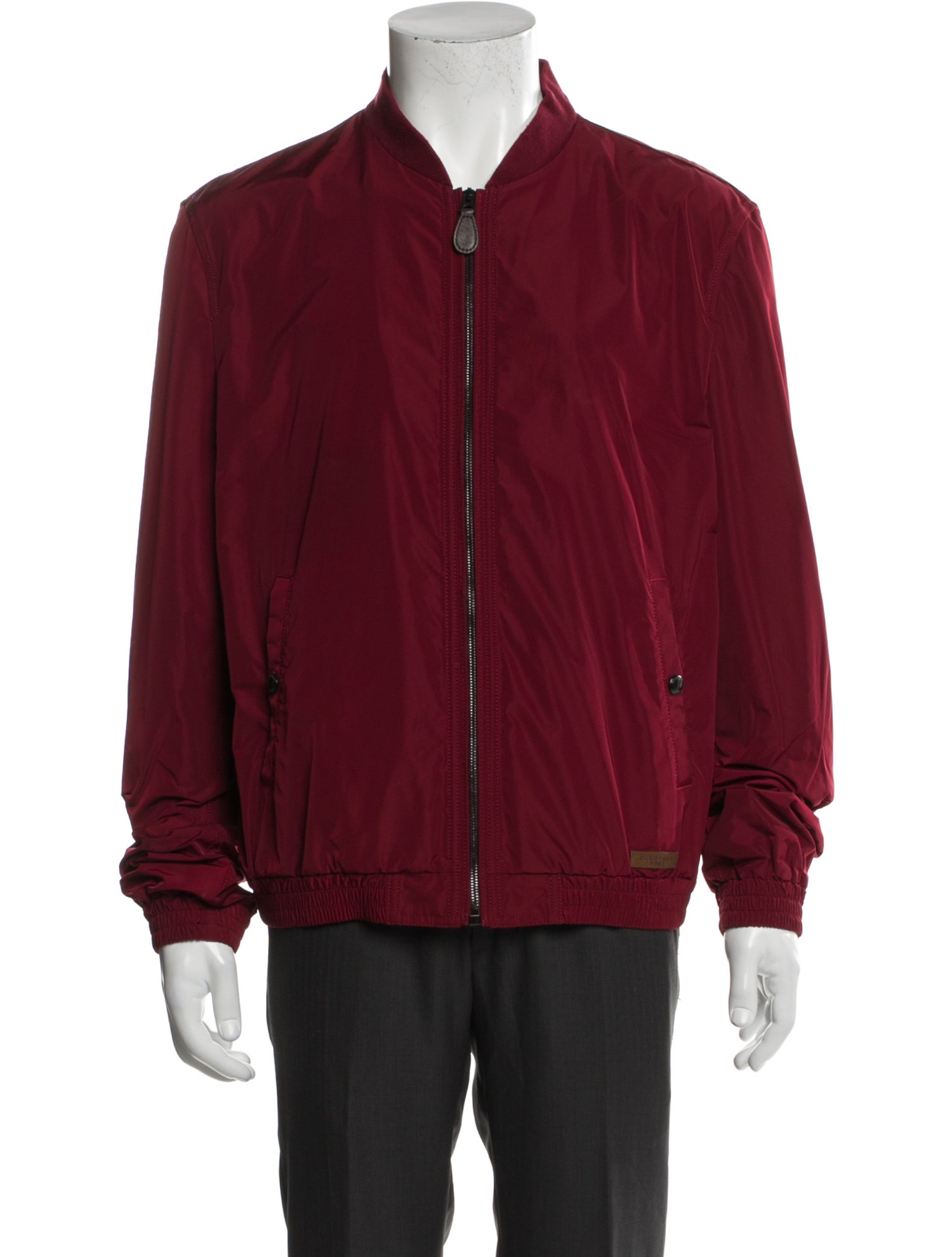 Burberry Brit Abstract Check Bomber Jacket