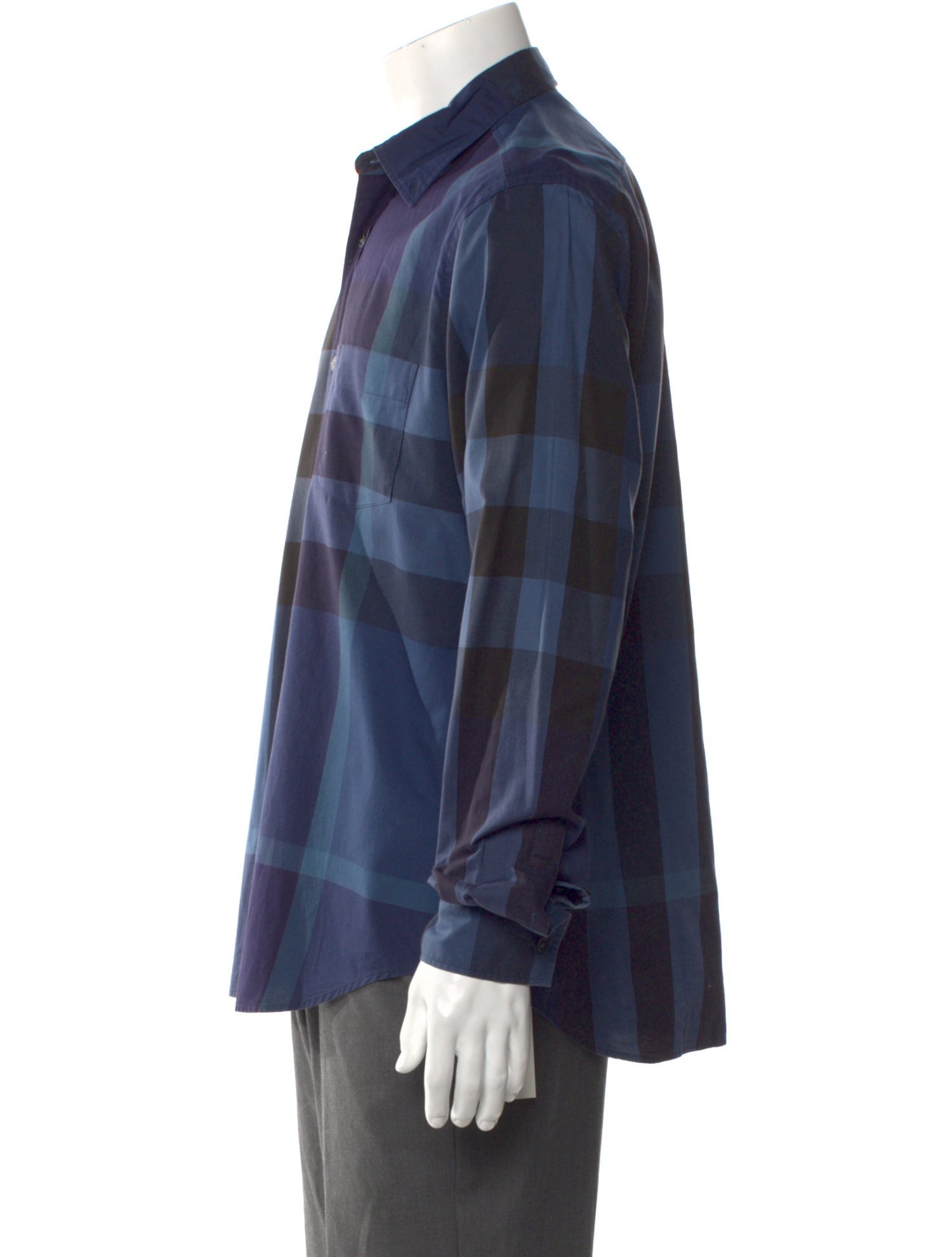 Burberry Brit Abstract Check Long Sleeve Shirt