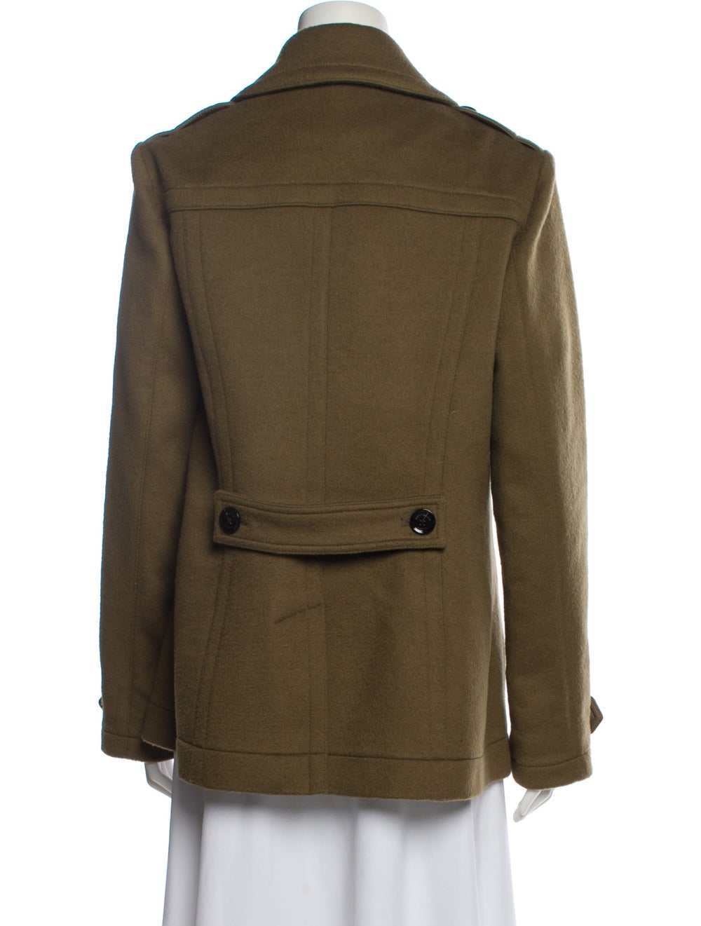 Burberry Brit Wool Jacket Green Exploded Check Pa… - image 3