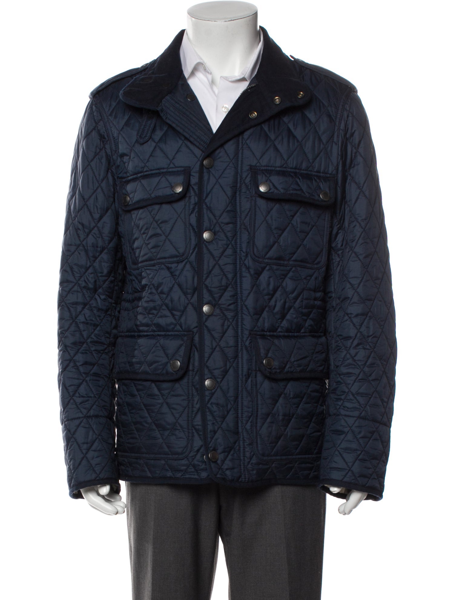 Burberry Brit House Check Pattern Utility Jacket