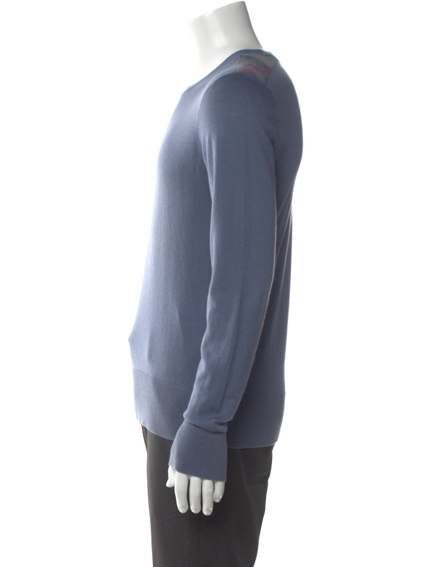 Burberry Brit Exploded Check Pattern Silk Pullover