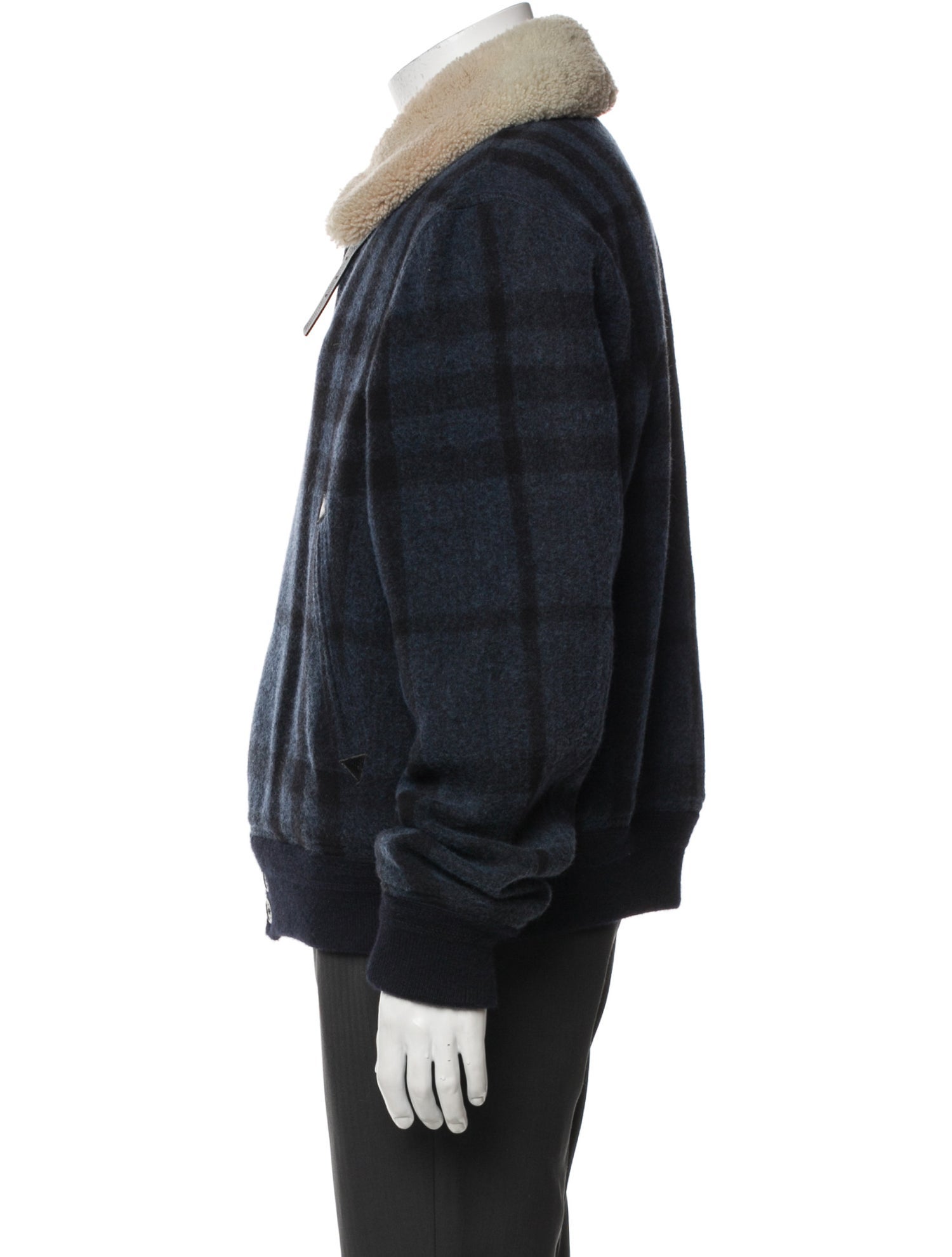 Burberry Brit Plaid Print Coat