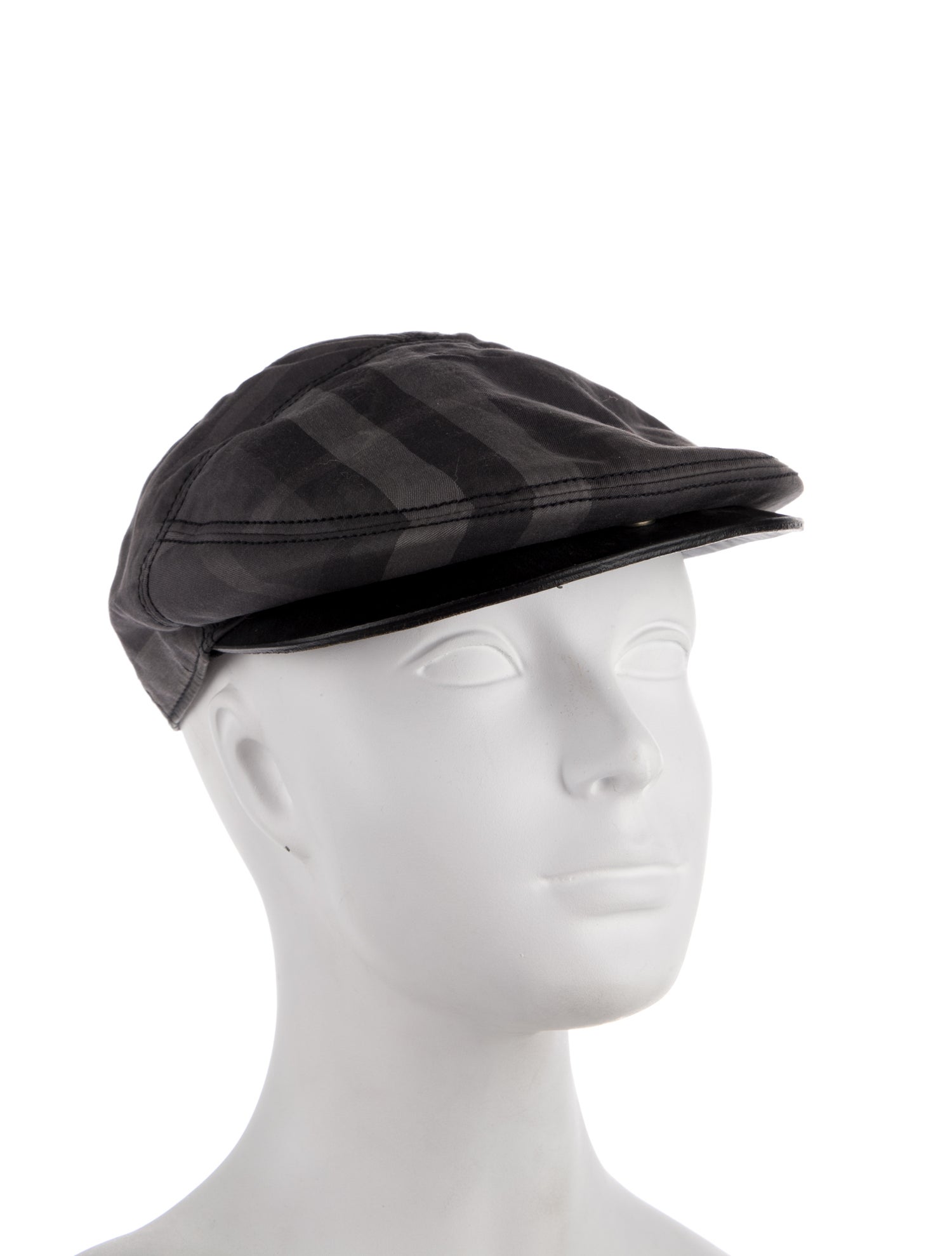 Burberry Canvas Newsboy Hat