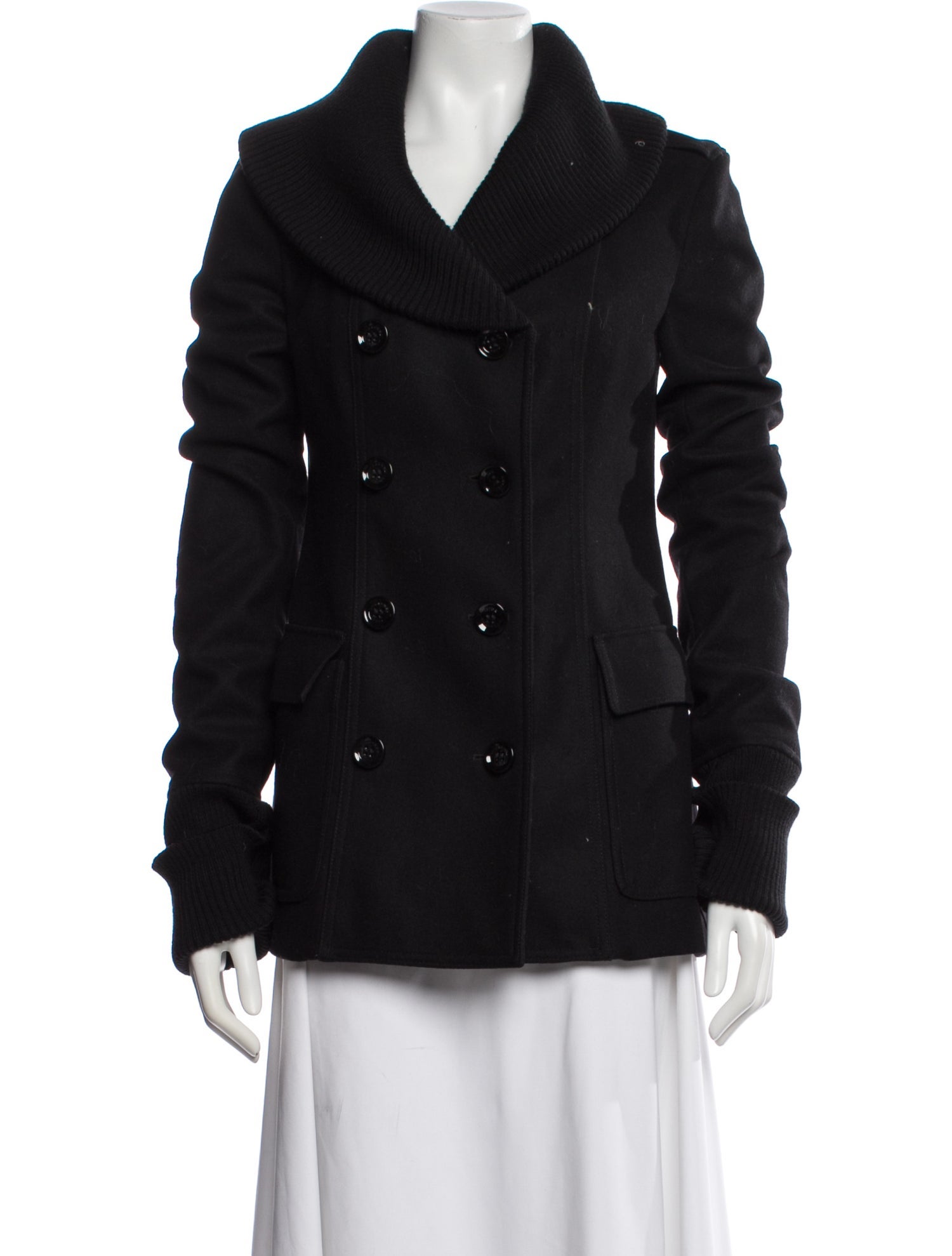 Burberry Brit Wool Peacoat