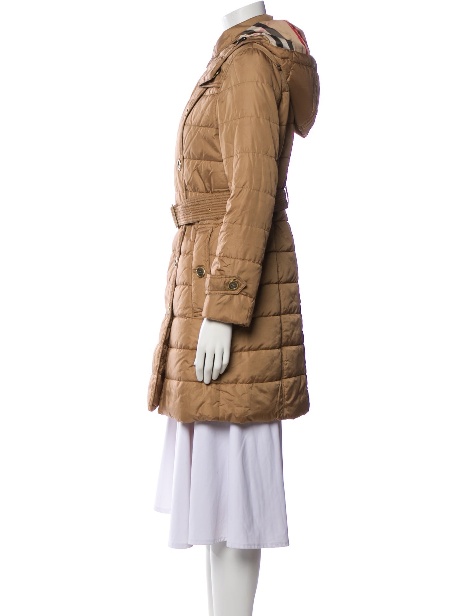 Burberry Brit Striped Trench Coat