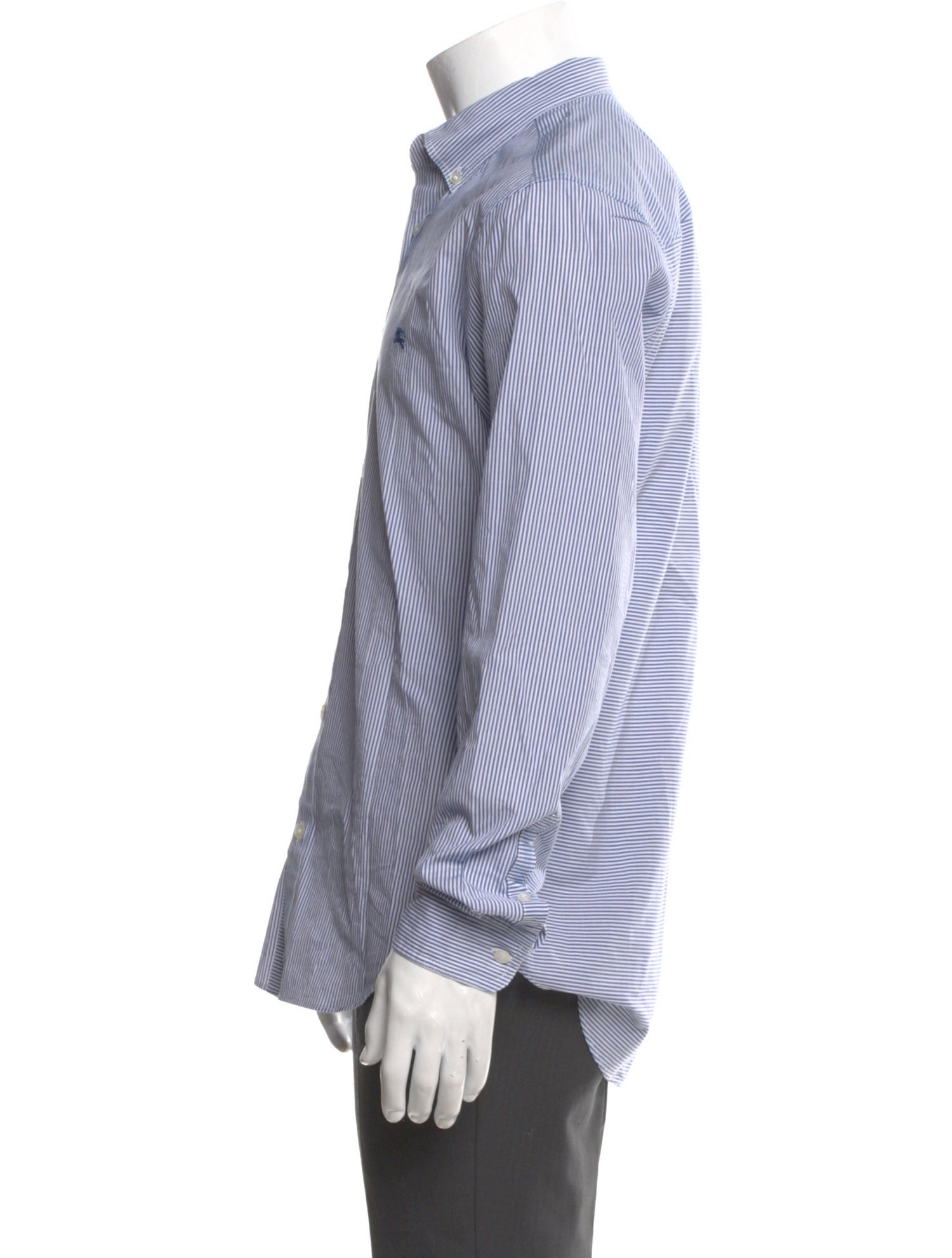 Burberry Brit Striped Long Sleeve Dress Shirt