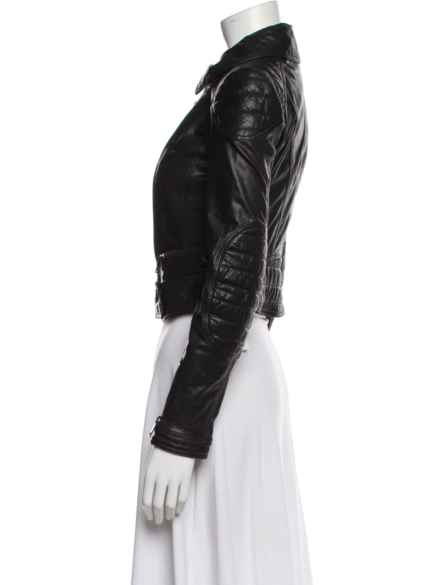 Burberry Brit Leather Biker Jacket