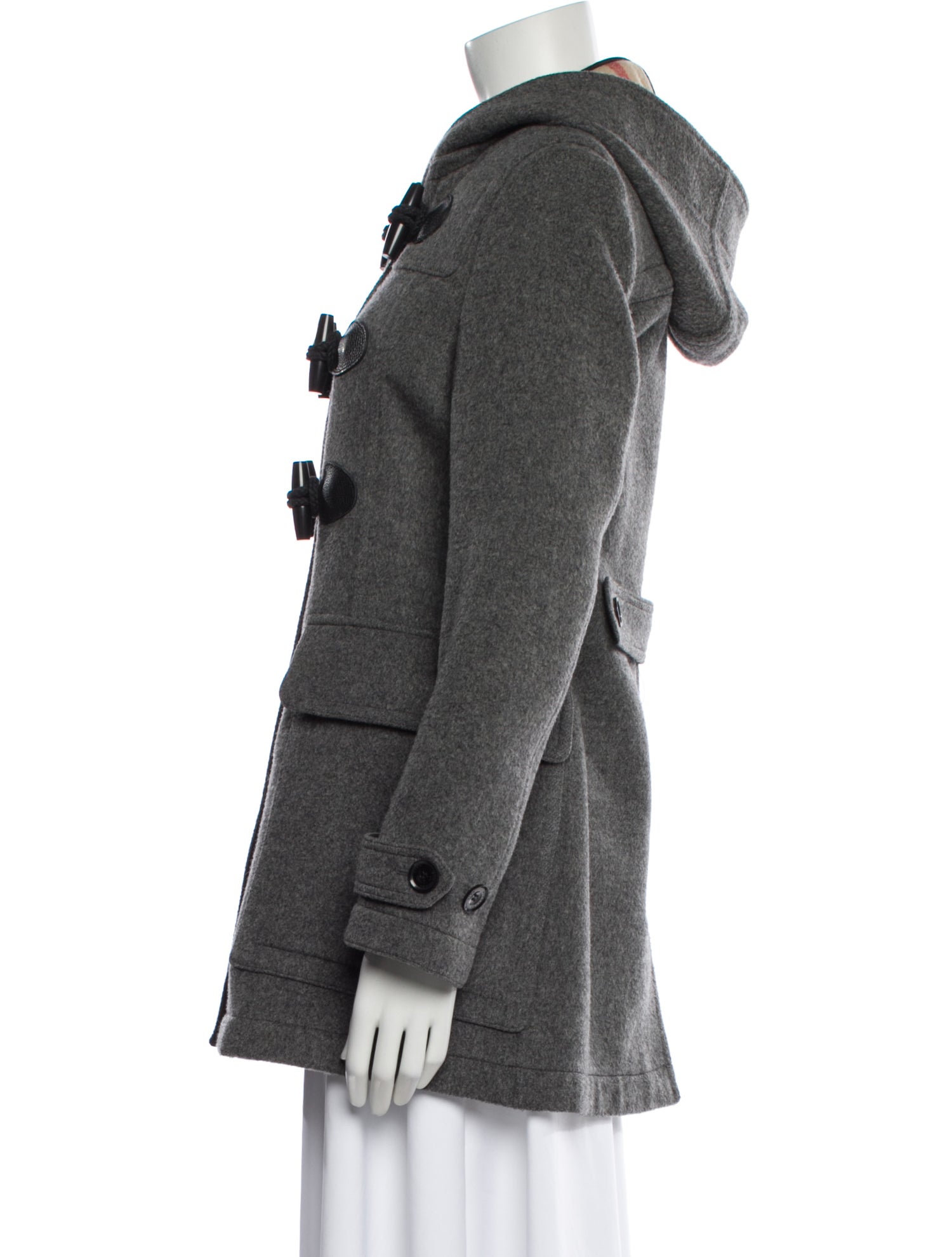 Burberry Brit Wool Fur Coat