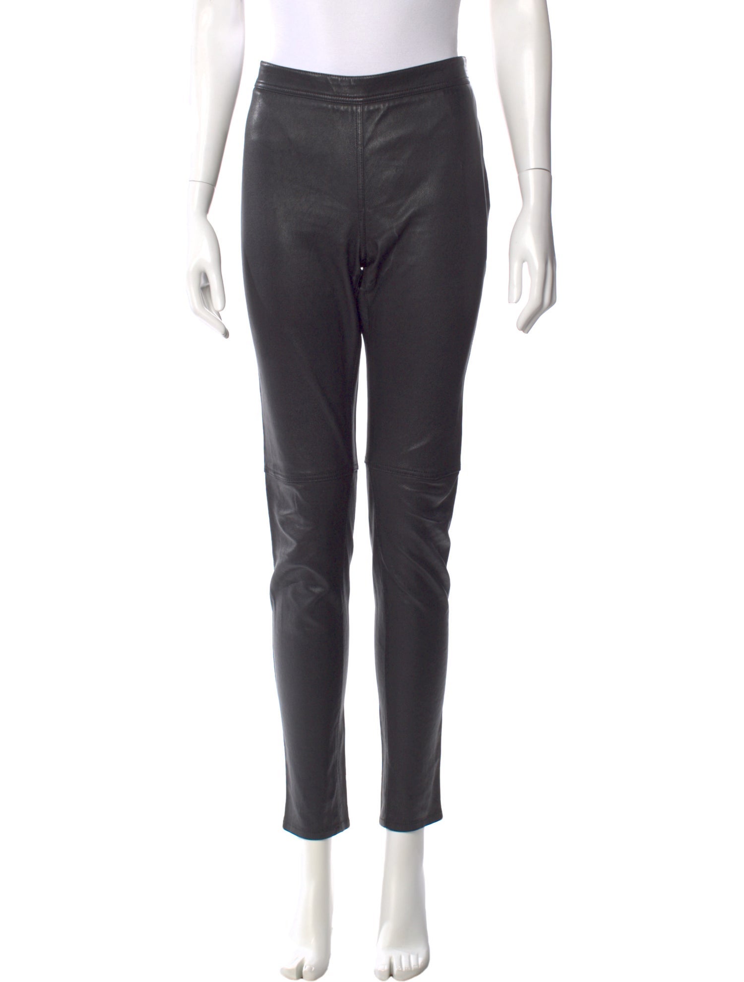 Burberry Brit Lambskin Skinny Leg Pants
