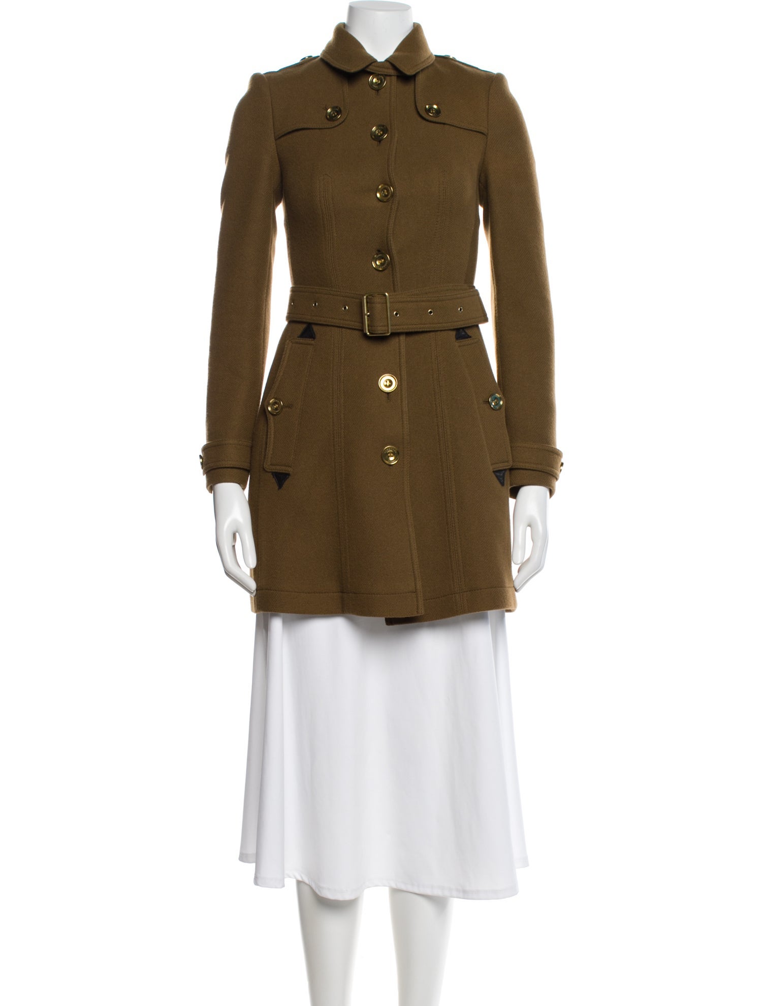 Burberry Brit Wool Trench Coat
