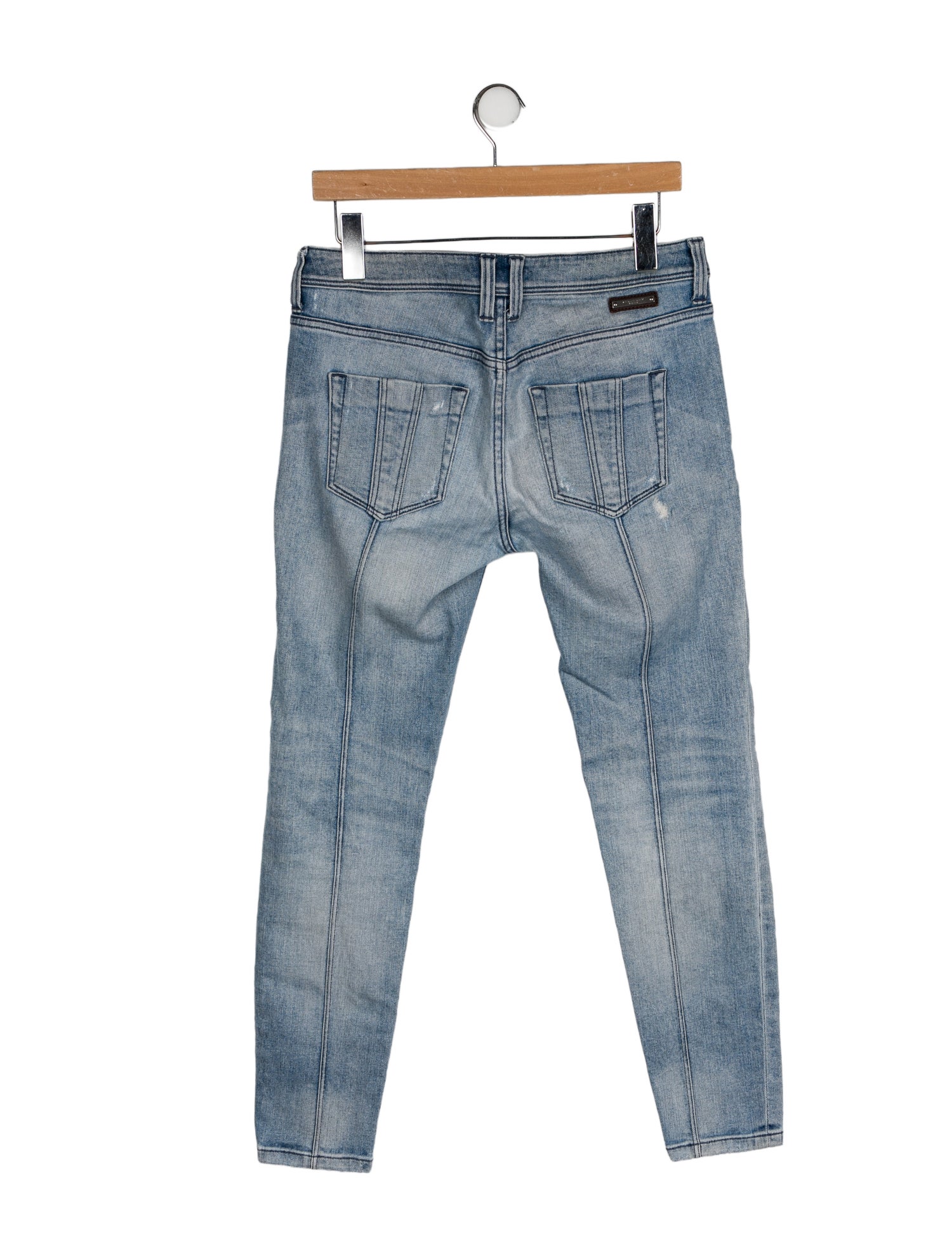 Burberry Brit Mid-Rise Skinny Leg Jeans